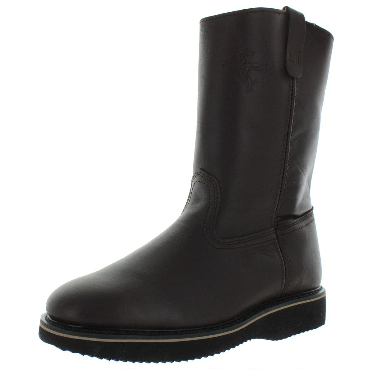 Fin 38 Feather Men's Size 10 Wellington Boots - Waterproof Rubber Rain Boots for Outdoor Work, Gardening & Hiking