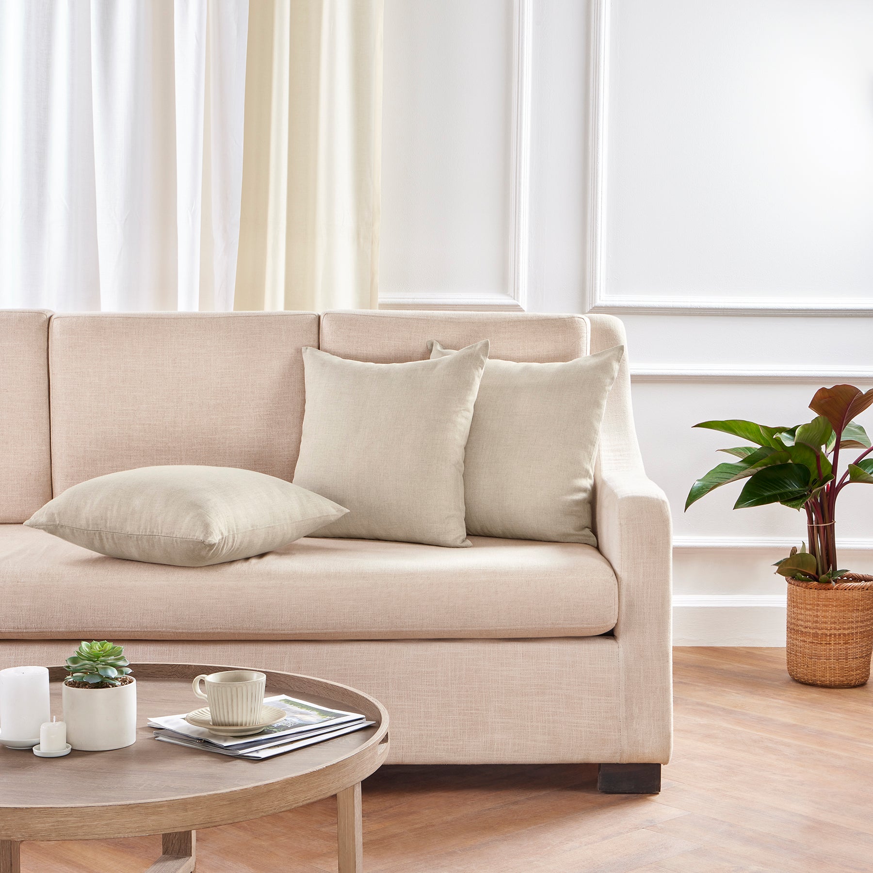 Montauk Pillow Cover - Soft & Stylish Decorative Pillow Case for Couch, Bed, Sofa - Perfect for Home Decor & Living Room Accents