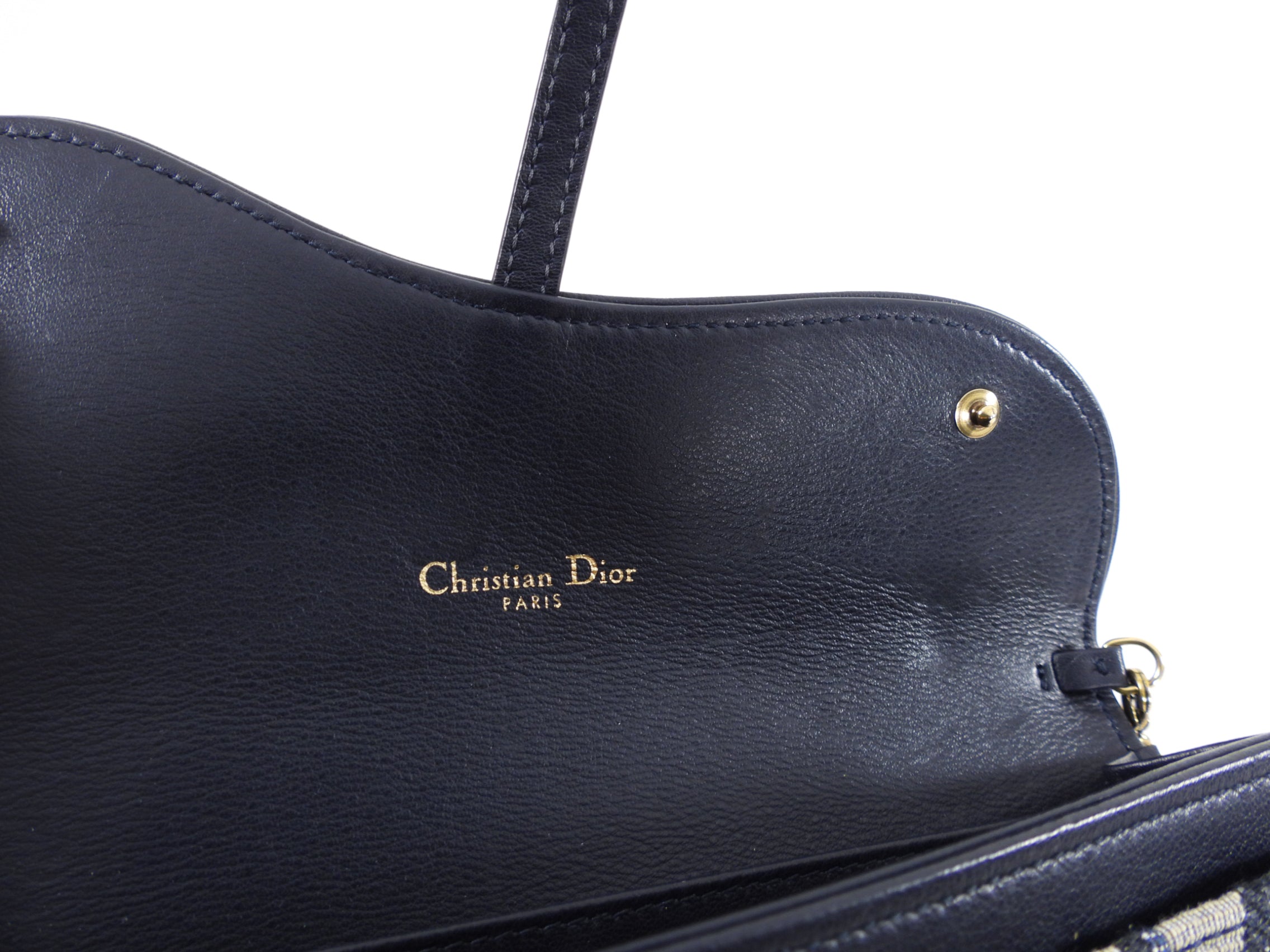 Dior Monogram Oblique Saddle Crossbody Wallet on Chain Bag - Luxury Designer Shoulder Purse for Women | Perfect for Parties, Date Nights & Evening Events
