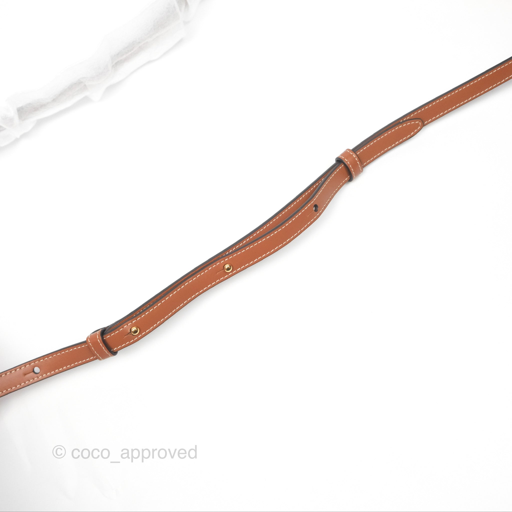 Celine Oval Bag Triomphe in Tan Calfskin Leather - Luxury Crossbody Purse for Women, Perfect for Date Night & Evening Events