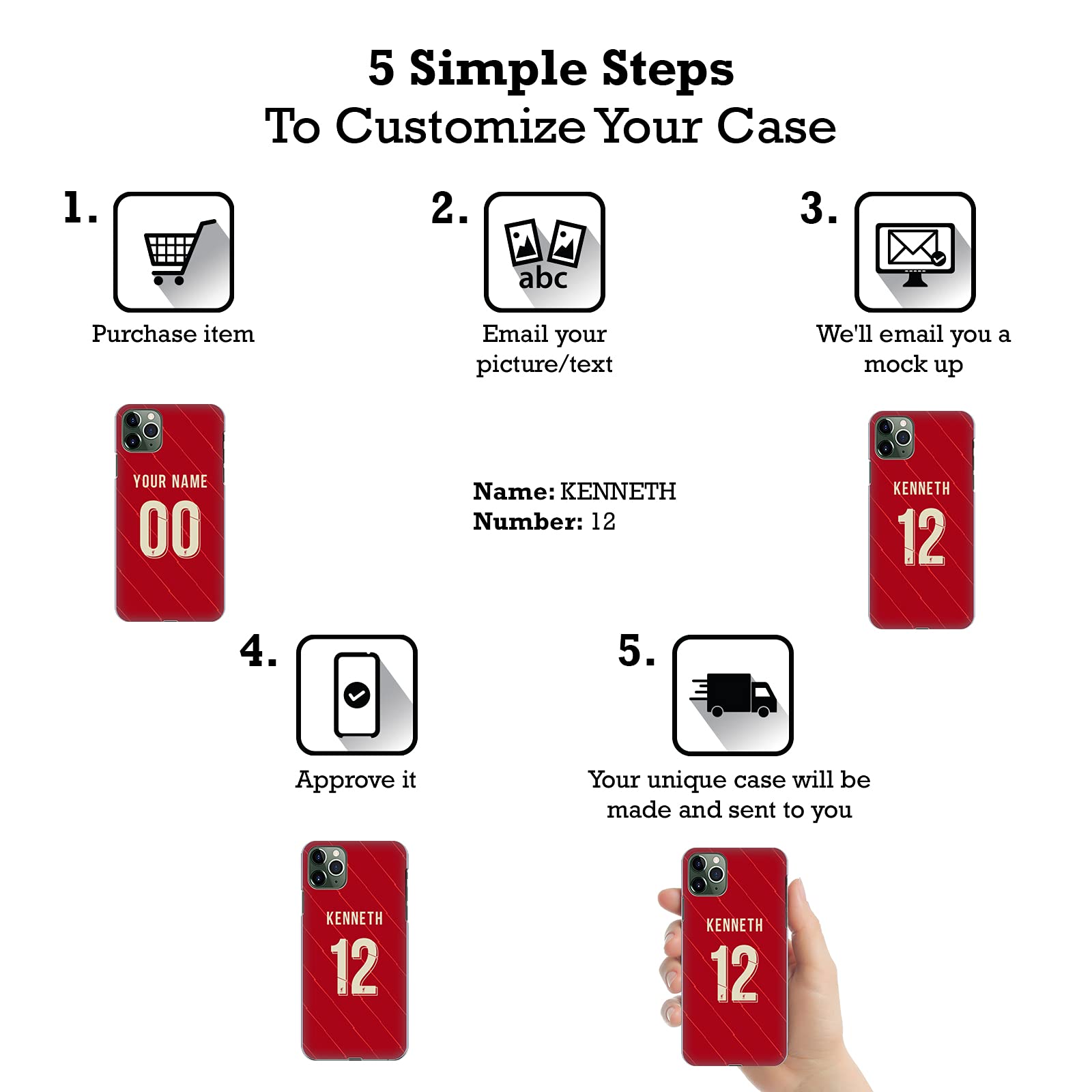 Official Liverpool FC 2021/22 Home Kit Hard Back Case for iPhone 13 Pro Max - Custom Personalized Phone Cover - Perfect for Football Fans & Match Day Support