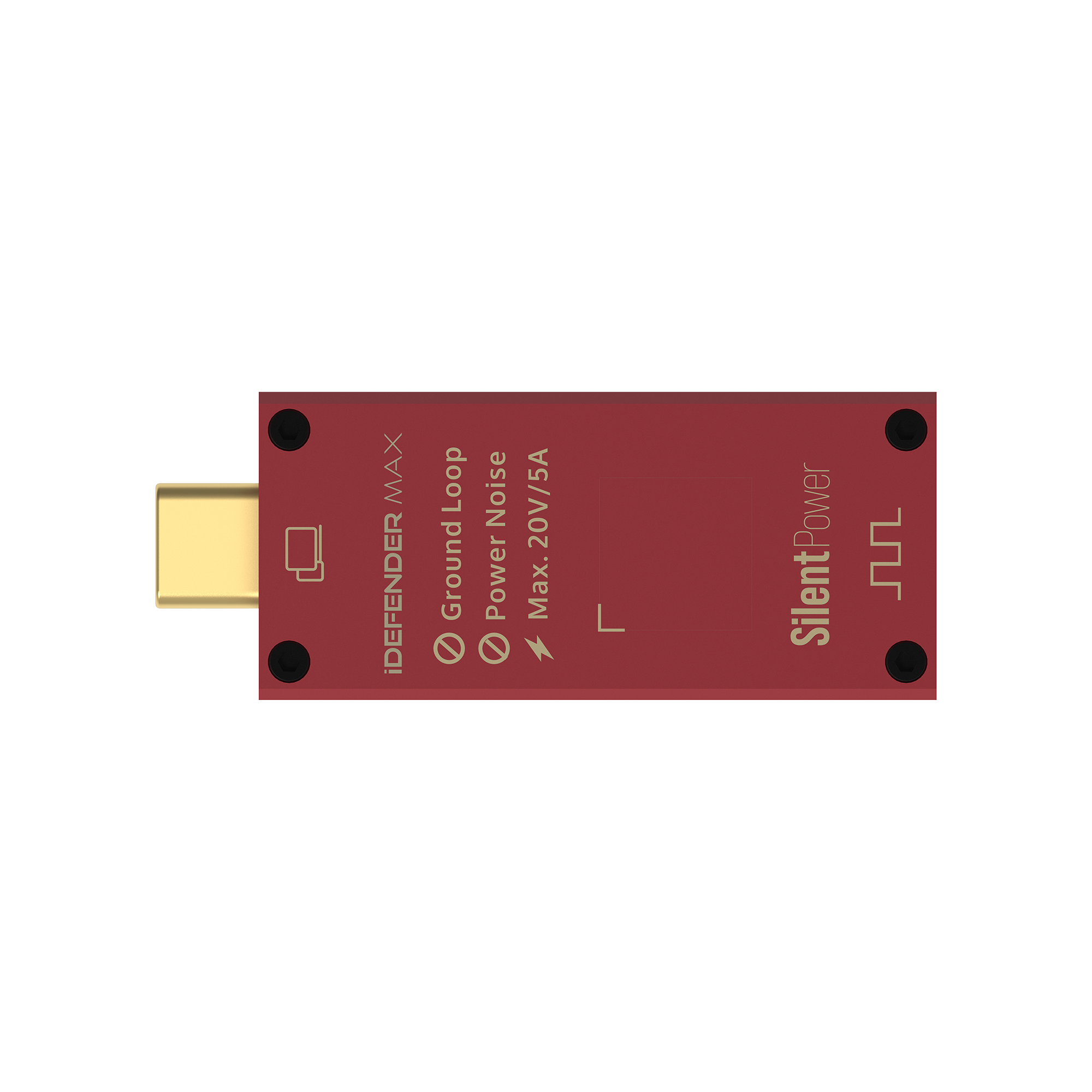 iFi iDefender Max USB C Ground Loop Noise Isolator - Eliminate Hum & Buzz for Audiophile Equipment, Studio Gear, and Hi-Fi Systems - Perfect for Home Audio, Recording Studios, and Professional Setups