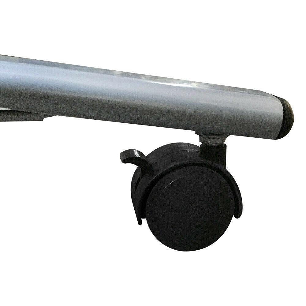 Adjustable Rolling Laptop Desk Cart 26-40