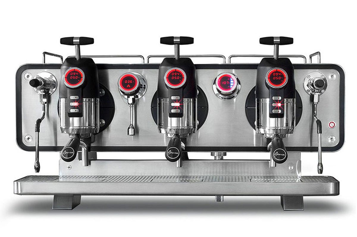 Sanremo Opera 2.0 Commercial Espresso Machine - 2 Group Black - Professional Coffee Bar & Cafe Equipment for High Volume Brewing