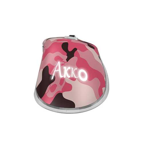 Akko Retro Cat Series Gaming Mouse - 4000DPI Optical Sensor, RGB Backlit, USB Wired for PC - Perfect for FPS, MOBA & Office Work