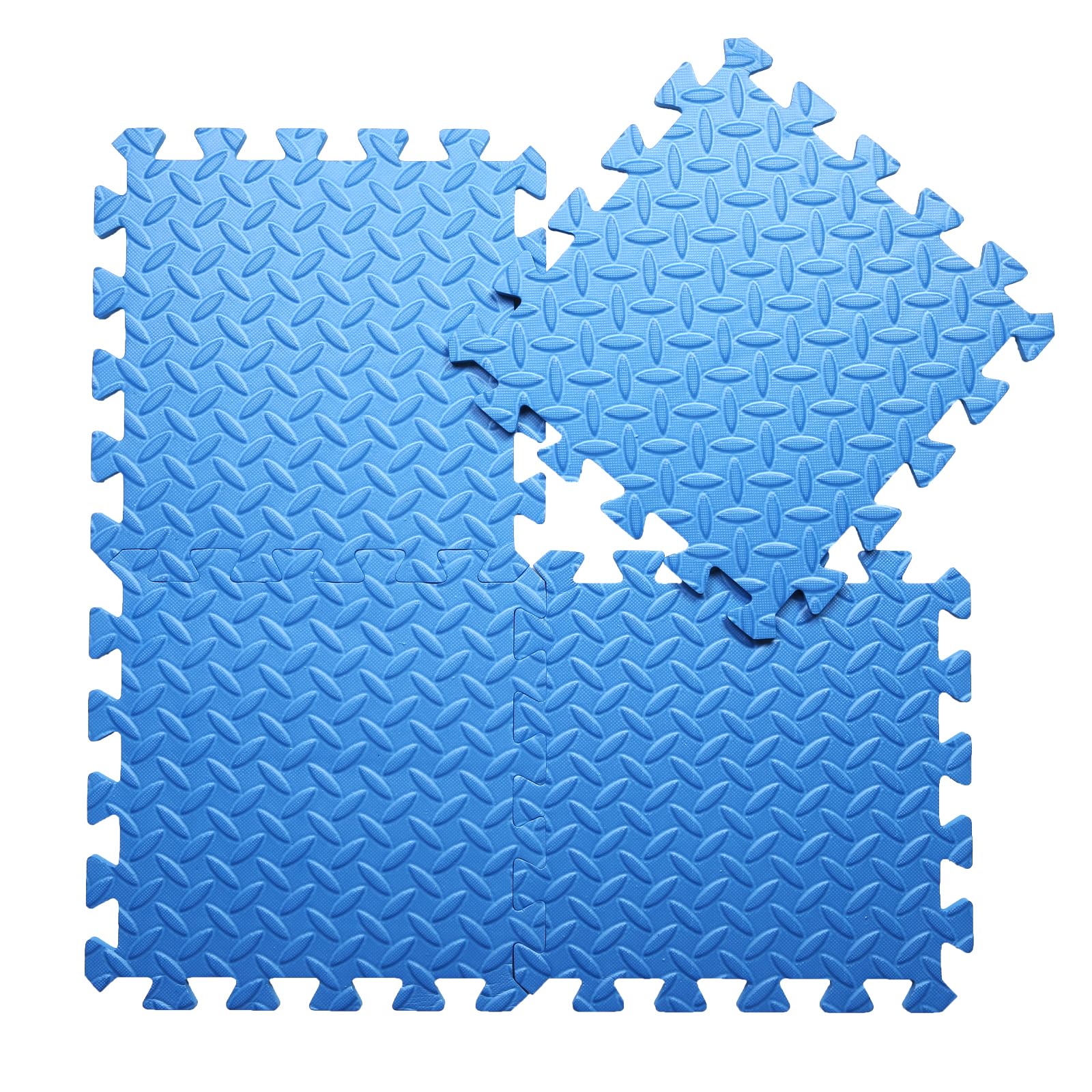 **EVA Foam Play Mat - 16-Piece Colorful Interlocking Tiles for Babies & Kids, 0.4