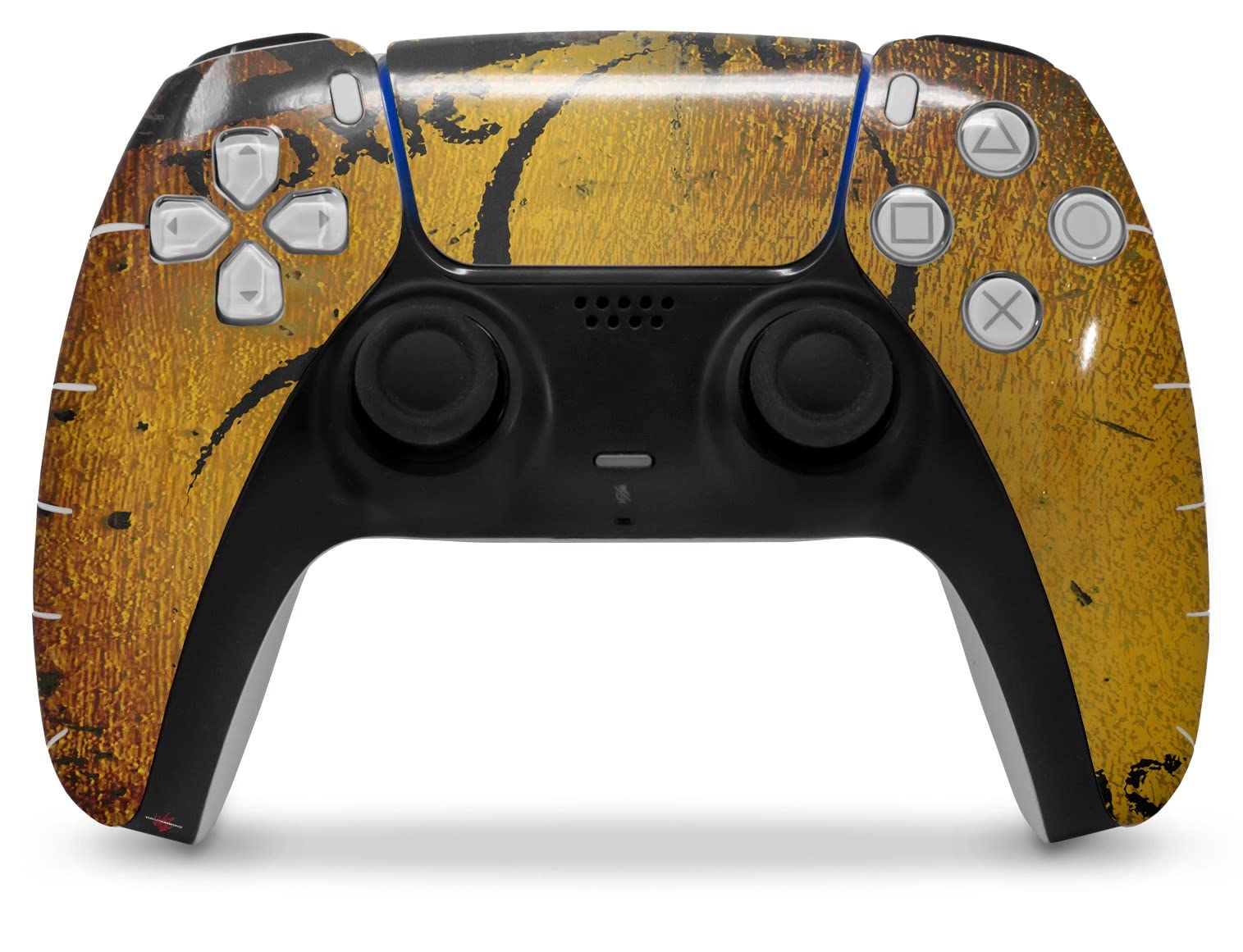 PS5 DualSense Controller Skin Wrap - Toxic Decay Design for Gaming Protection