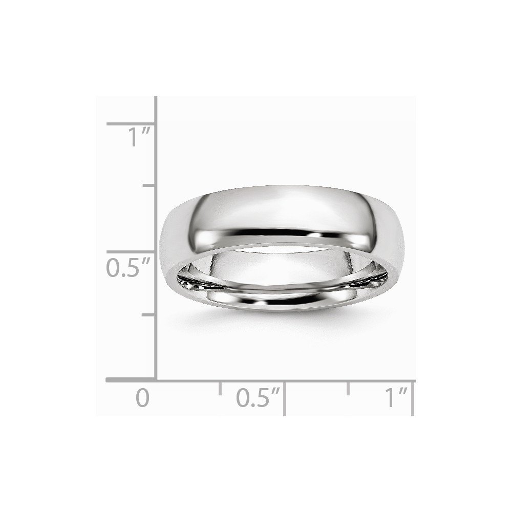 Solid Cobalt 6mm Plain Classic Wedding Band Ring for Men - Durable & Hypoallergenic Wedding Ring for Groom, Engagement, Anniversary - Perfect for Everyday Wear & Special Occasions