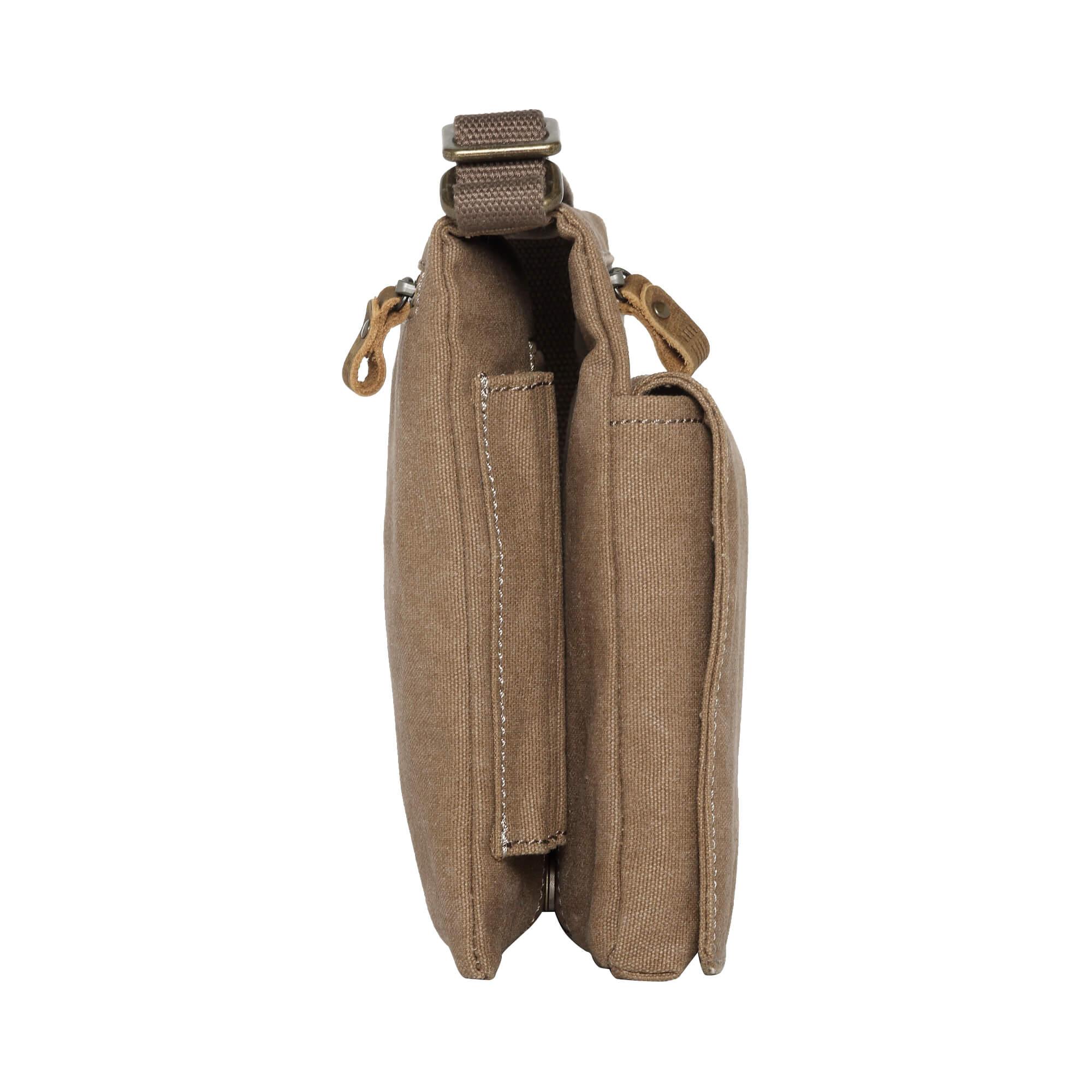 TRP0243 Troop London Classic Canvas Crossbody Bag for Men & Women - Stylish & Durable Everyday Shoulder Bag for Work, Travel & Casual Outings