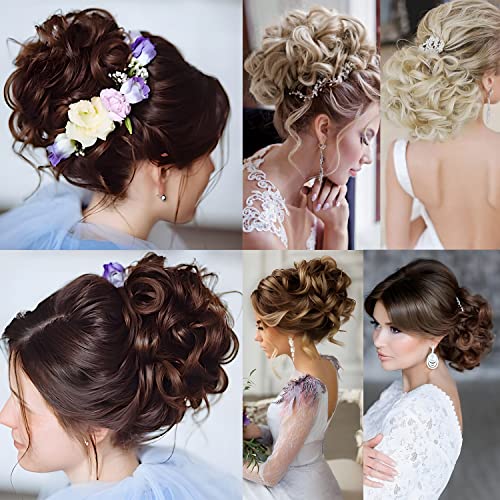 Messy Bun Hair Clip - Perfect for Curly Hair, Easy Chignon Updo for Women | Great for Work, Parties & Everyday Wear