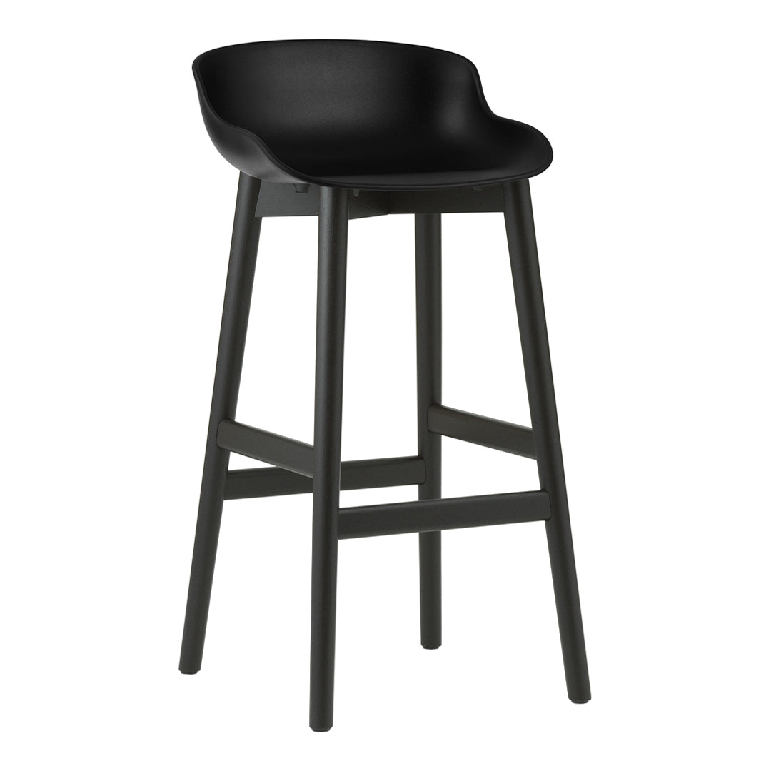 Premium Hyg Bar Stool with Solid Wood Base - Modern Kitchen Island & Home Bar Seating - Perfect for Dining Rooms, Breakfast Nooks & Entertainment Areas