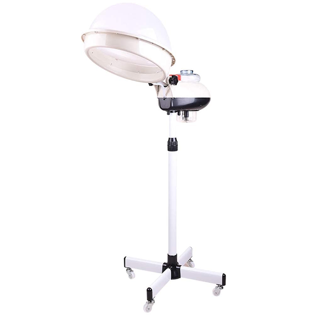 GAXQFEI Professional Salon Hair Steamer with Rolling Floor Stand - Deep Conditioning Thermal Treatment for Home & Salon Spa - Perfect for Hair Hydration, Repair, and Relaxation Therapy