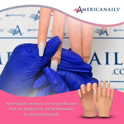Realistic Silicone Practice Hand for Acrylic Nails – Professional Nail Tech Training Tool with Flexible Mannequin Hand & Insertable Nails | Perfect for Nail Art Practice, Salon Training & DIY Nail Design at Home
