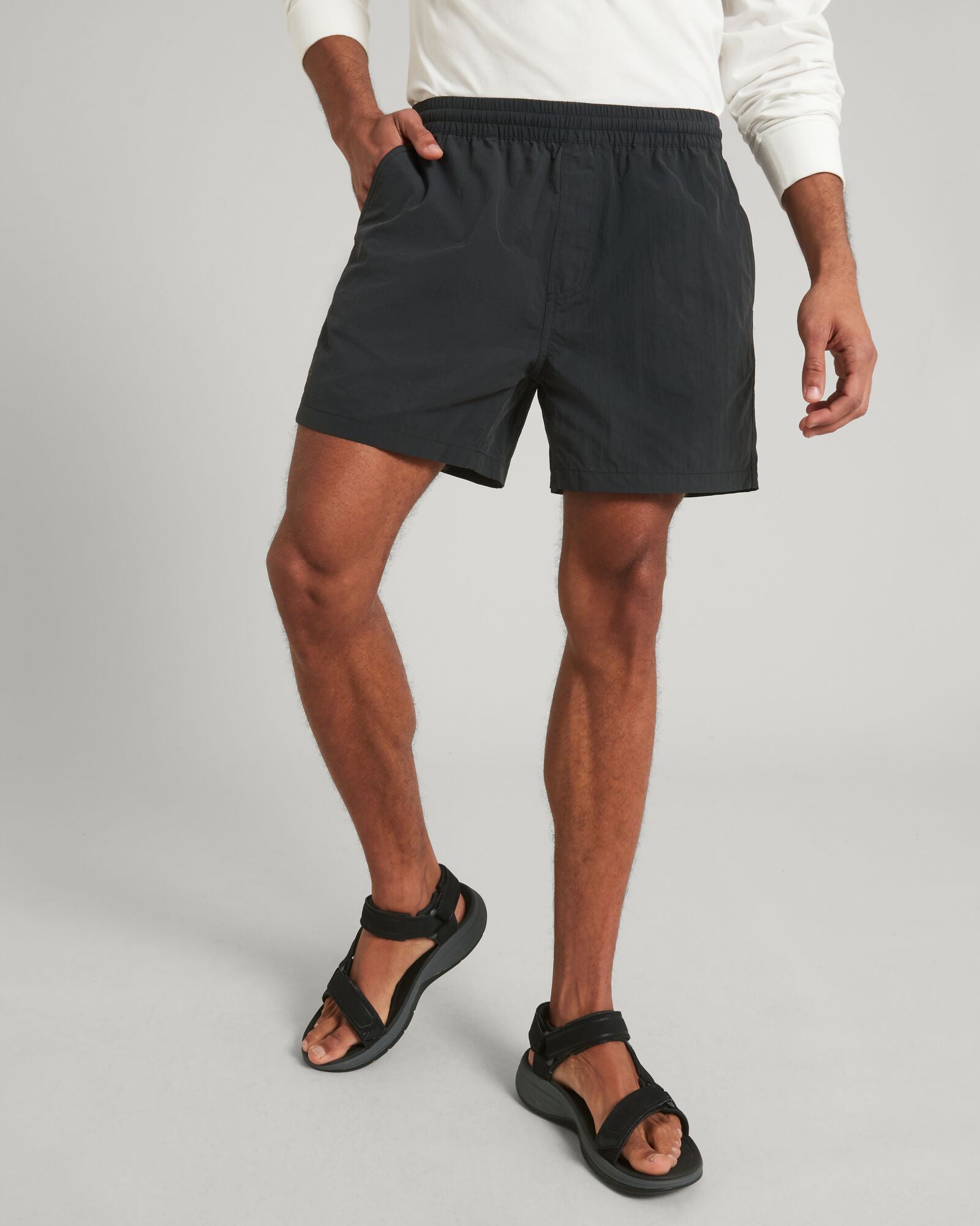 Men's EVRY Day 5 Inch Athletic Shorts - Breathable Quick-Dry Workout Shorts for Running, Gym & Casual Wear - Black