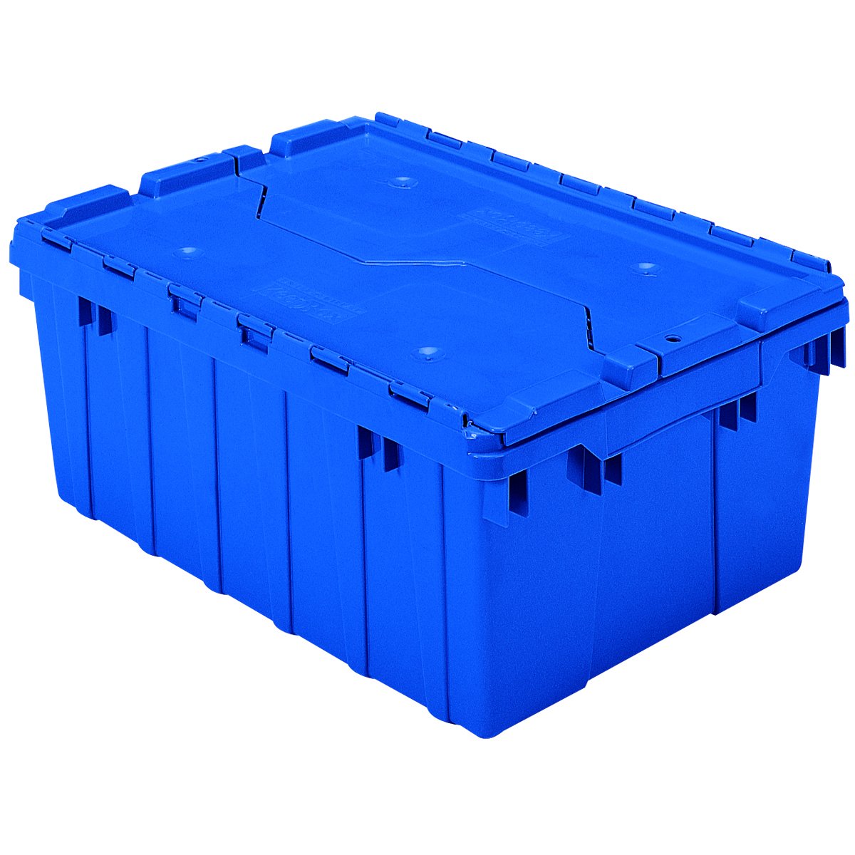 Akro-Mils 39085 Heavy Duty Plastic Storage Bins with Hinged Lids - 21