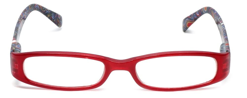 Calabria 735 Women's Reading Glasses - Classic Vintage Designer Readers with +1.0 Power - Includes Soft Case | Perfect for Reading Books, Crafts & Computer Work