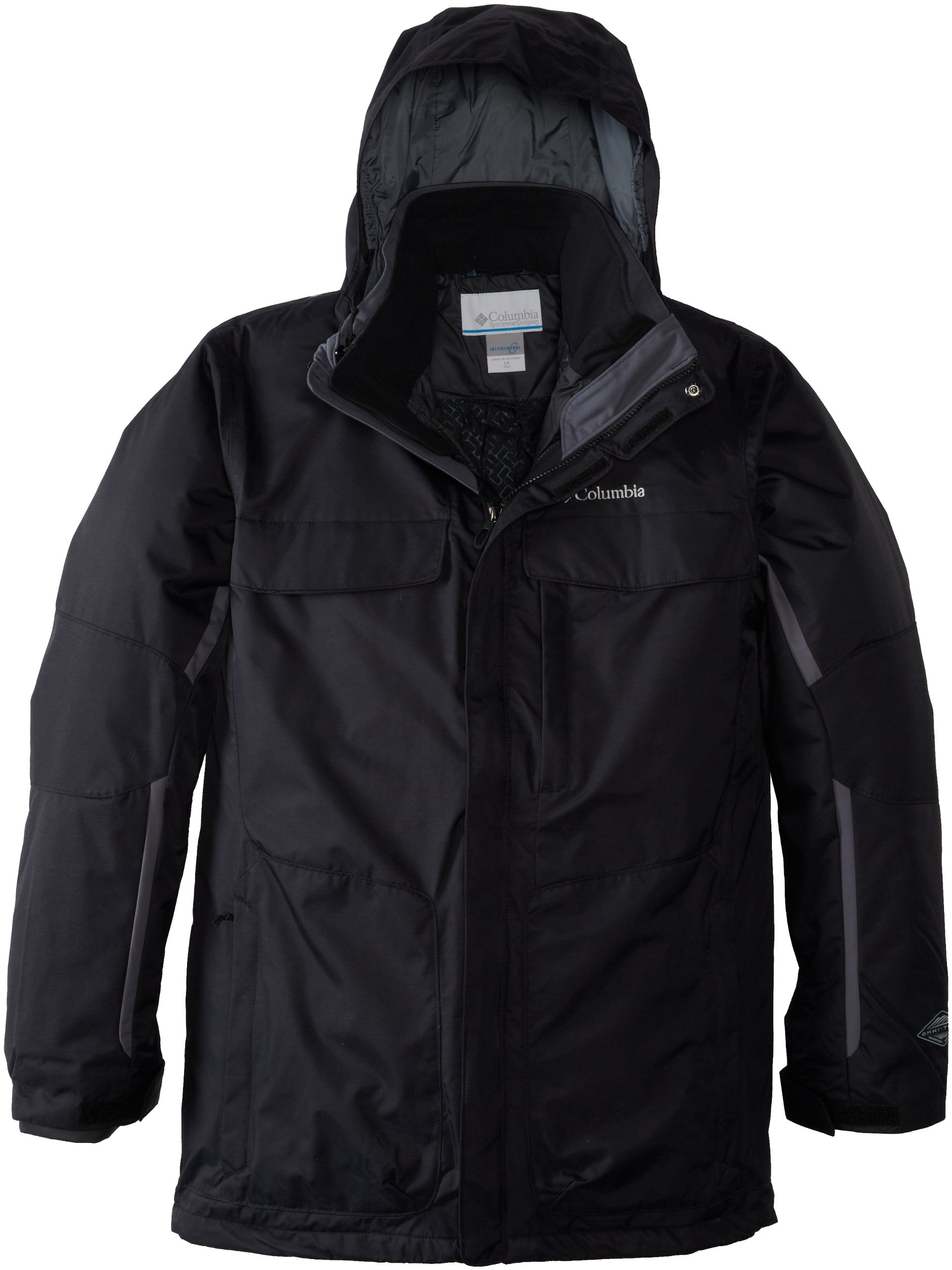 Columbia Men's Bugaboo Interchange Tall Jacket - Waterproof Winter Jacket with Removable Fleece Liner for Hiking, Skiing & Outdoor Adventures