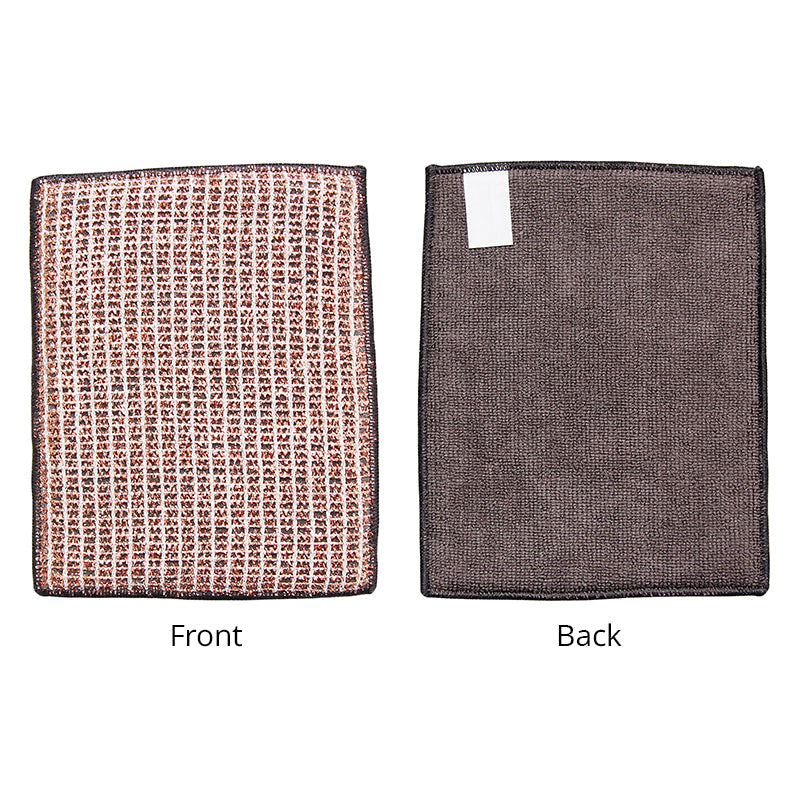 Premium Copper Cleaning Cloth with Microfiber Back - 6x7 Inches (16x19 cm) - Perfect for Jewelry, Glasses, Electronics & Household Items - Scratch-Free Polishing & Tarnish Removal