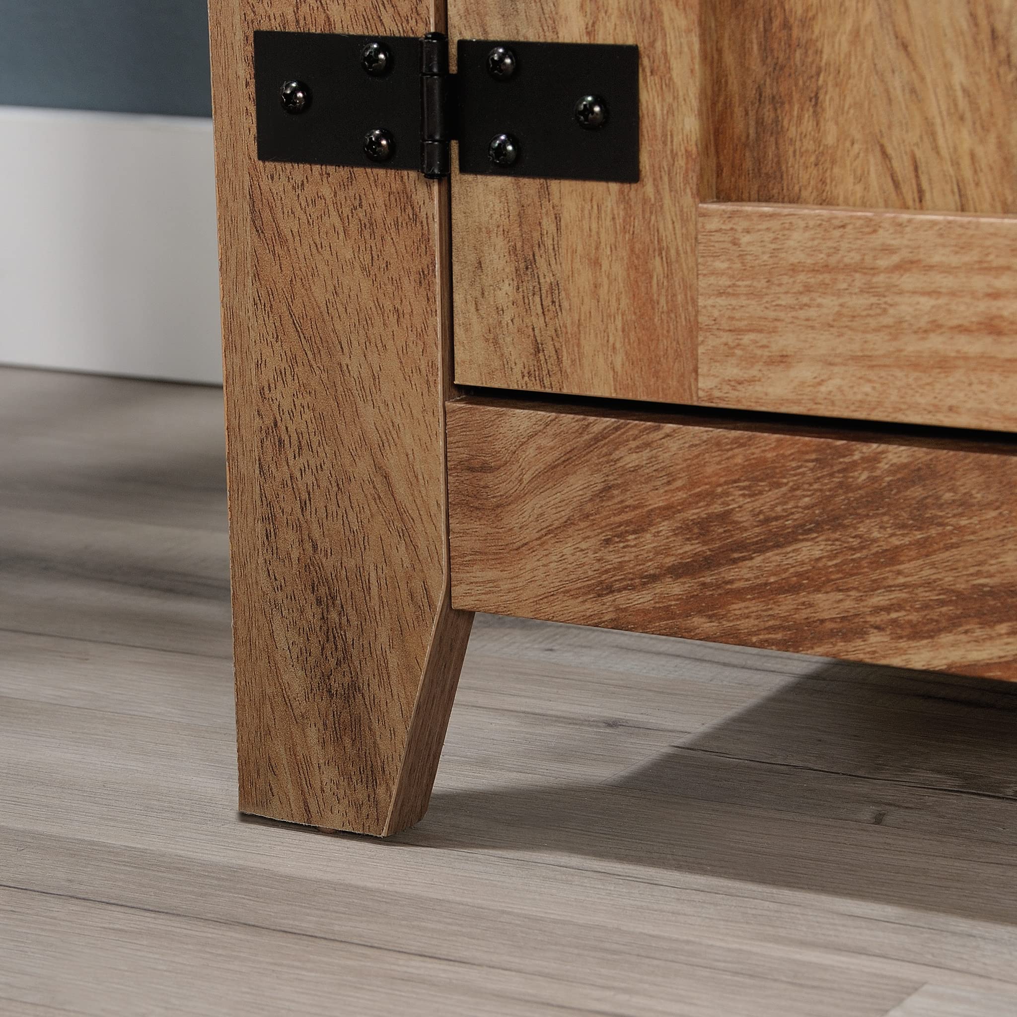 Sauder Entertainment Credenza TV Stand with Storage - Sindoori Mango Finish for Living Room, Bedroom & Home Theater