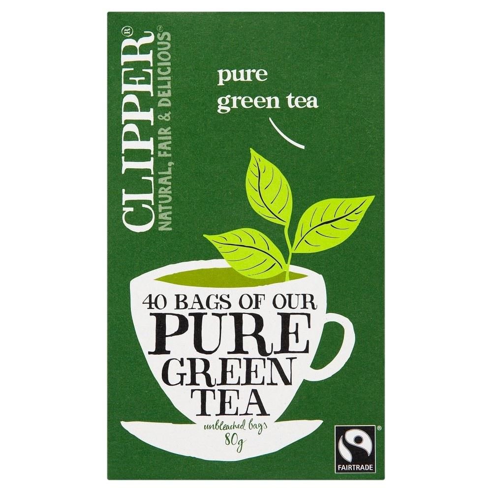 Fairtrade Organic Green Tea Bags - 40 Count (Pack of 6) | Premium Loose Leaf Tea Alternative | Perfect for Office, Travel & Daily Relaxation