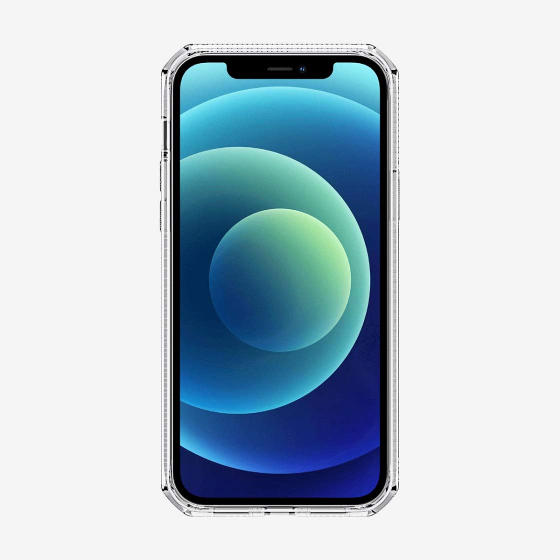 ITSKINS Spectrum Clear Protective Phone Case for iPhone 12 Mini - Slim Hybrid Shockproof Cover with Anti-Yellowing Technology | Military-Grade Drop Protection | Perfect for Outdoor Activities, Travel & Daily Use