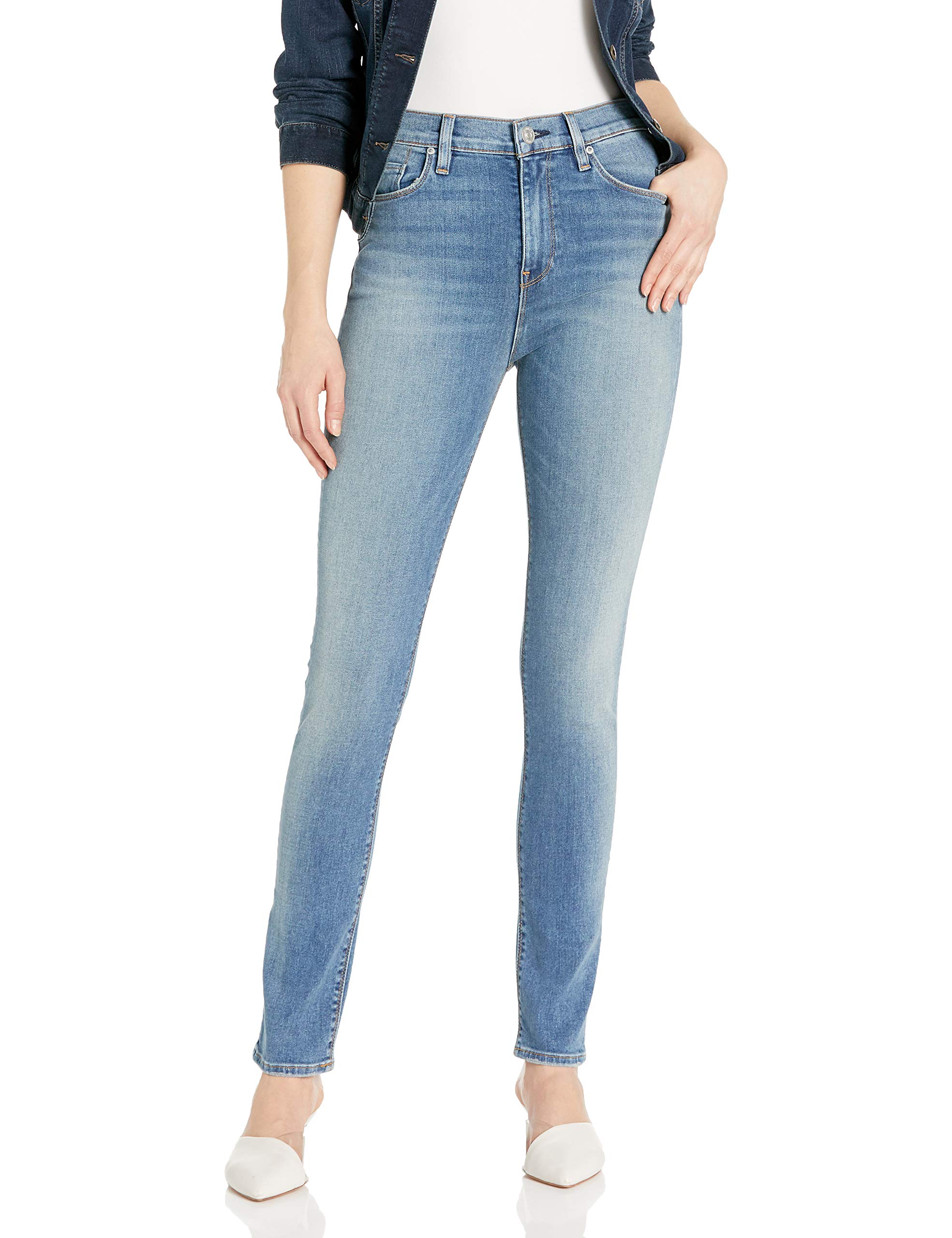 HUDSON Women's Holly High Rise Skinny Jeans - Stretch Denim, Comfort Fit, Fashionable & Trendy for Casual Wear, Work & Night Out