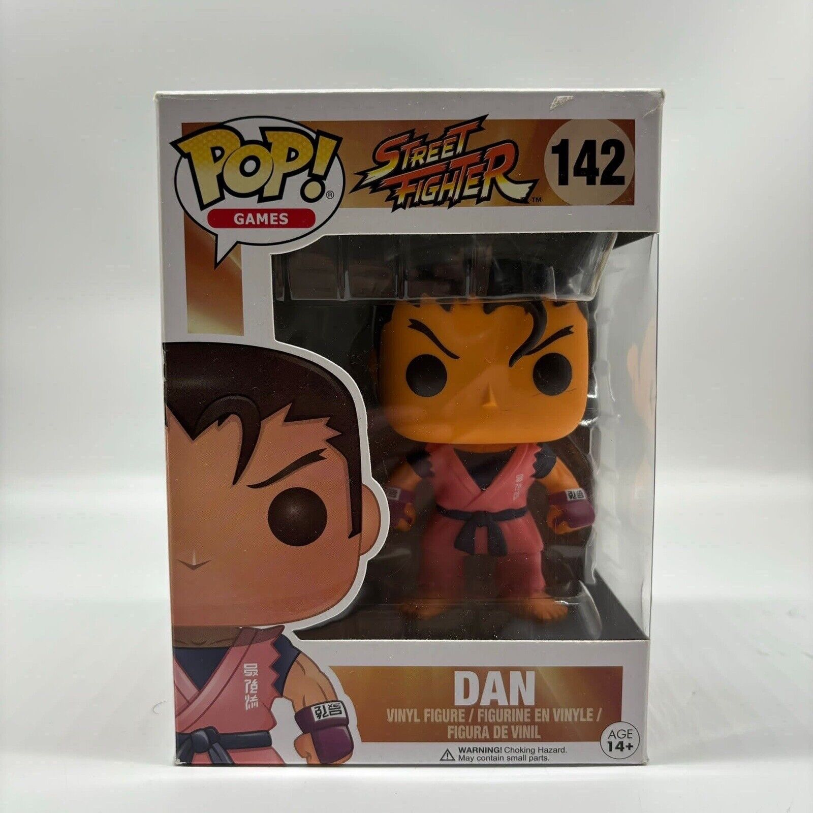 Dan Street Fighter #142 Funko Pop Vinyl Figure - Collectible Action Toy for Gamers & Anime Fans | Perfect for Display, Gifts & Gaming Room Decor