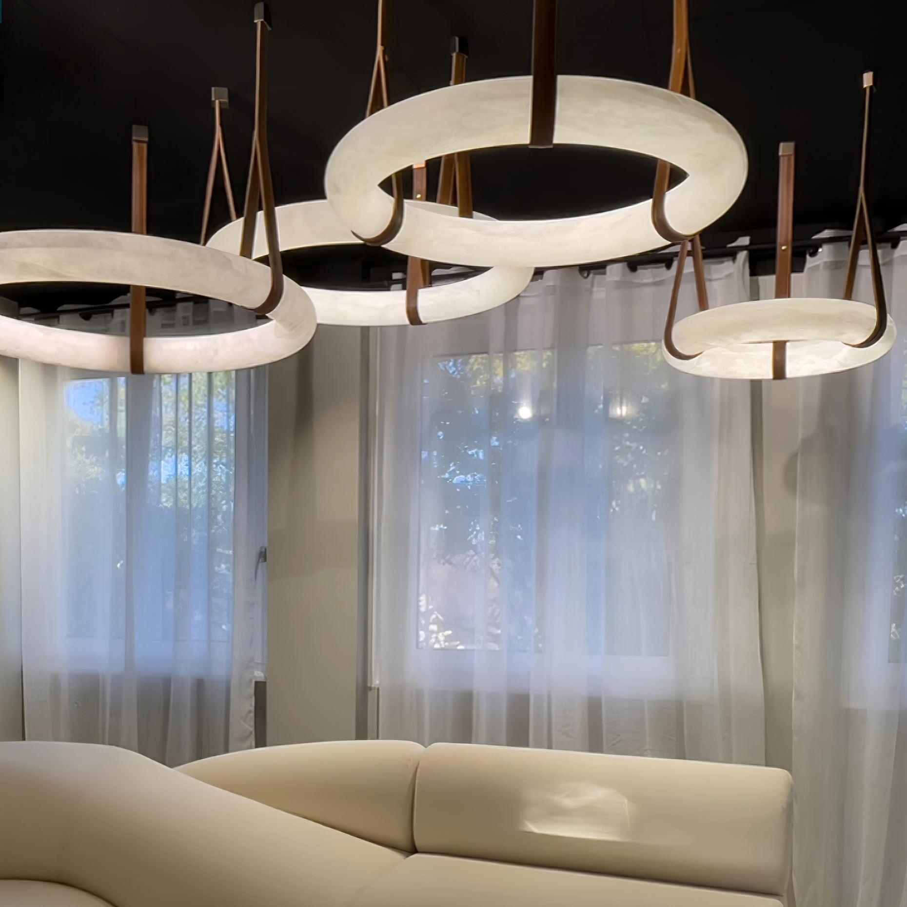 Modern Oslo Pendant Light - Scandinavian Style Hanging Lamp for Dining Room, Kitchen Island, or Living Room Decor