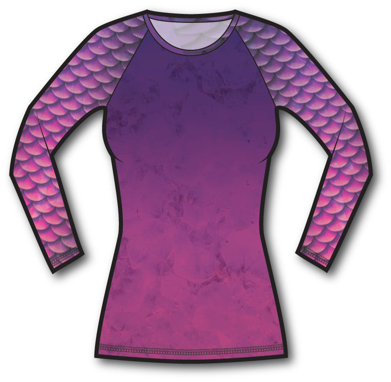 Premium Acai Rash Guard for Men & Women - UPF 50+ Sun Protection, Quick-Dry Swim Shirt for Surfing, Swimming, and Beach Activities