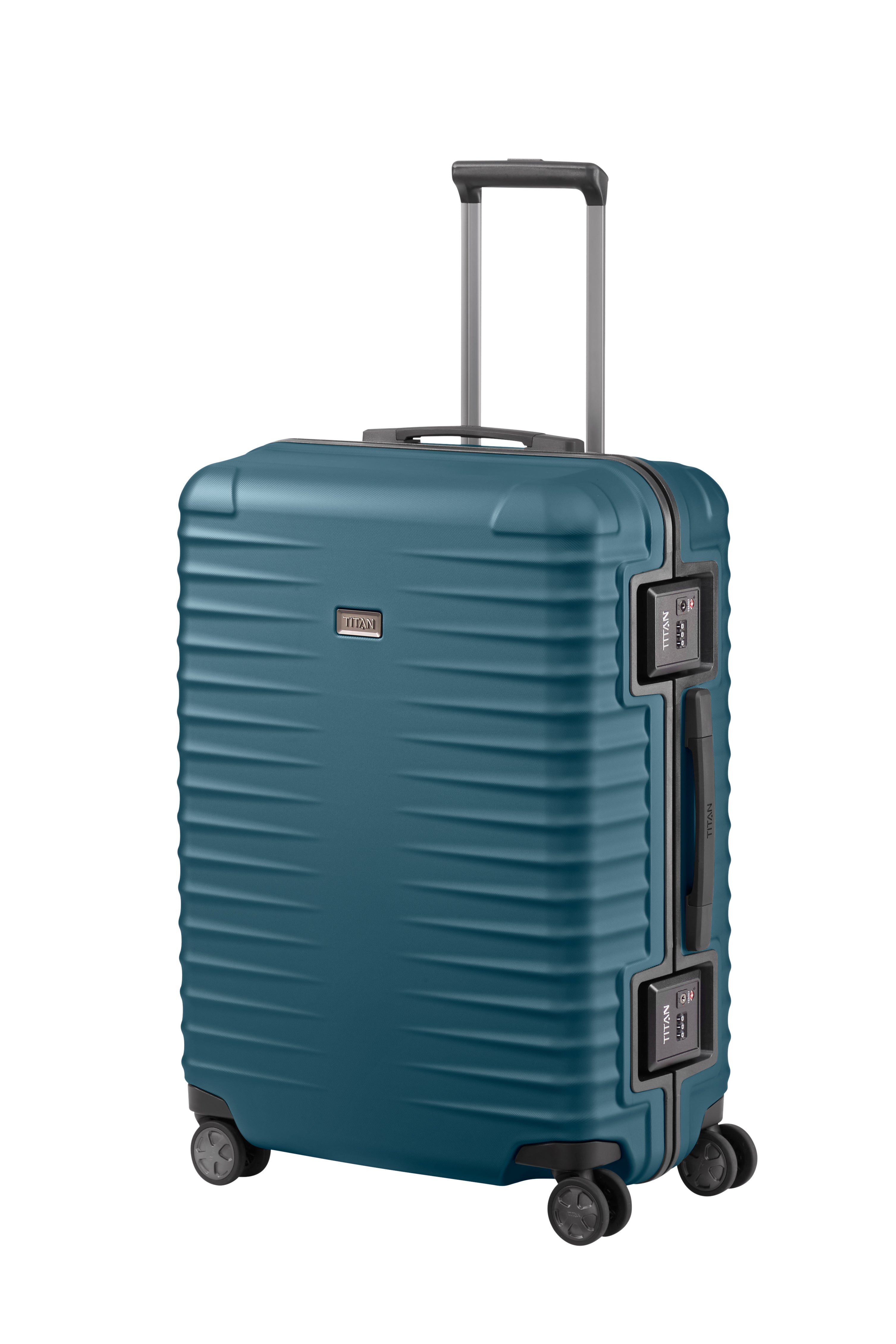 Titan LITRON Frame Trolley M Medium Luggage - Lightweight Carry-On Suitcase for Travel, Business Trips & Weekend Getaways | Durable Spinner Wheels & Easy-Grip Handle