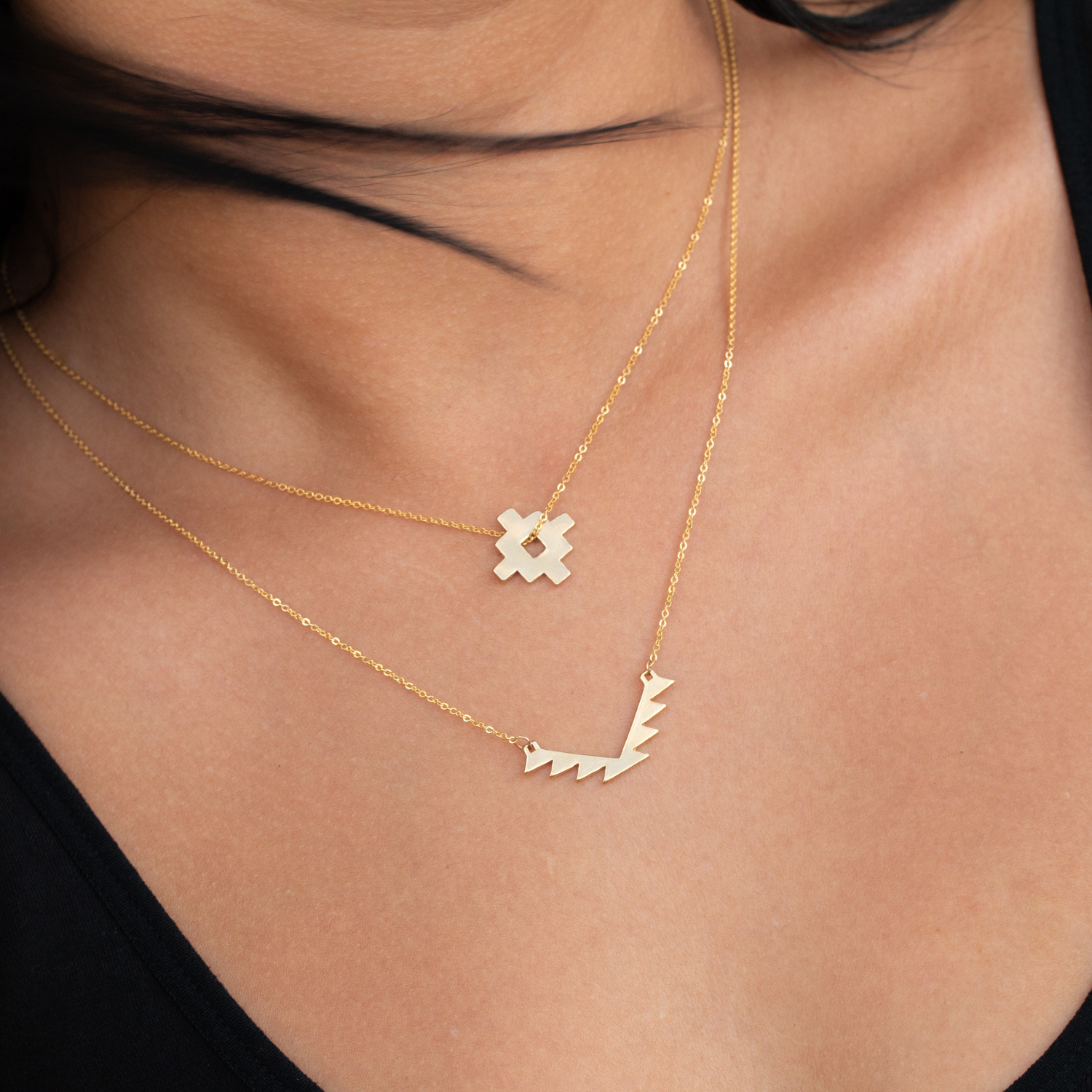 SkyWeaver Gold Thunderbird Pendant Necklace - Native American Inspired Jewelry for Women & Men - Perfect for Spiritual Gifts, Boho Fashion & Special Occasions