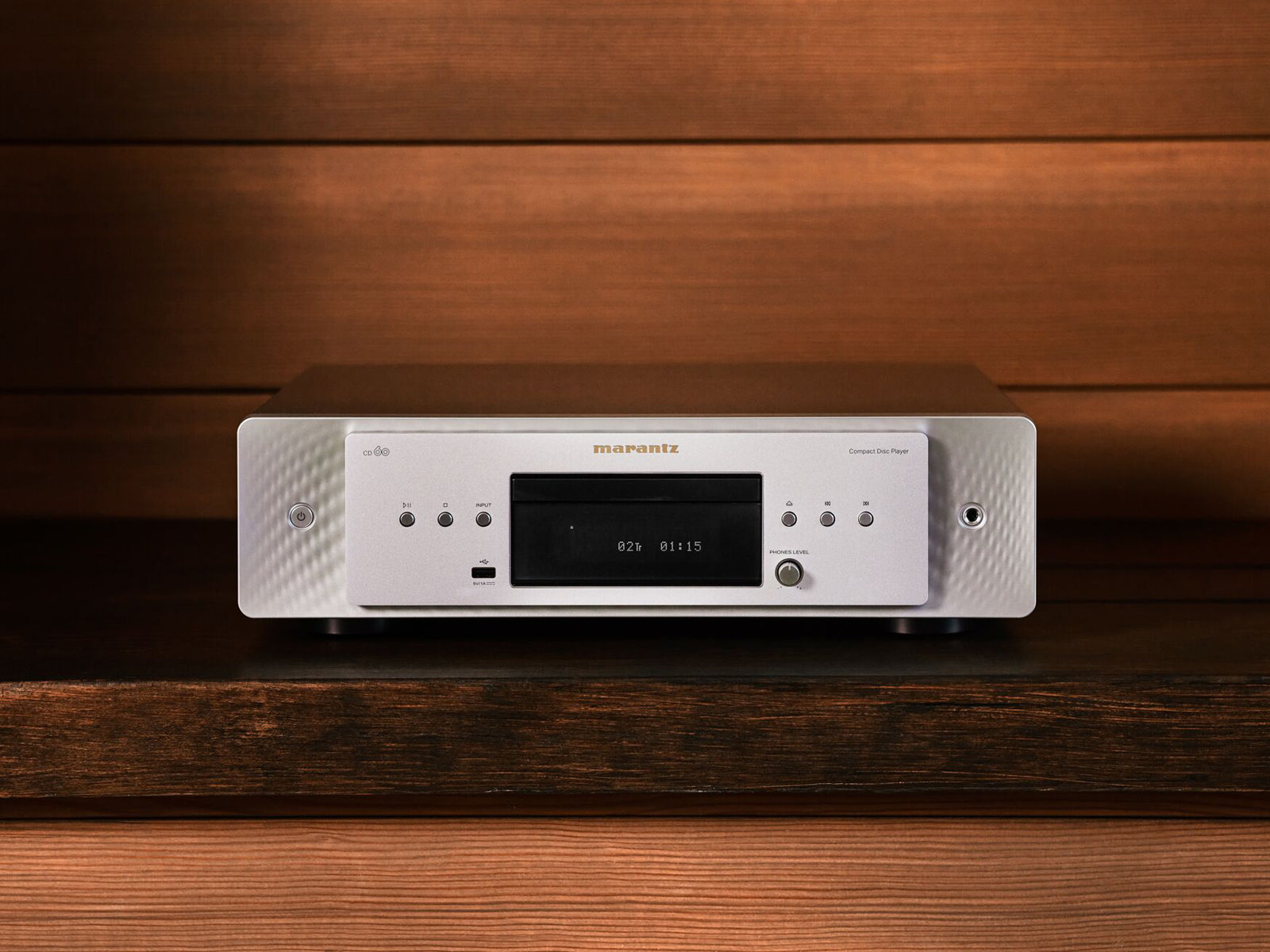 Marantz CD 60 CD Player - High-Fidelity Audio CD Player with USB Playback | Perfect for Home Audio Systems & Music Enthusiasts