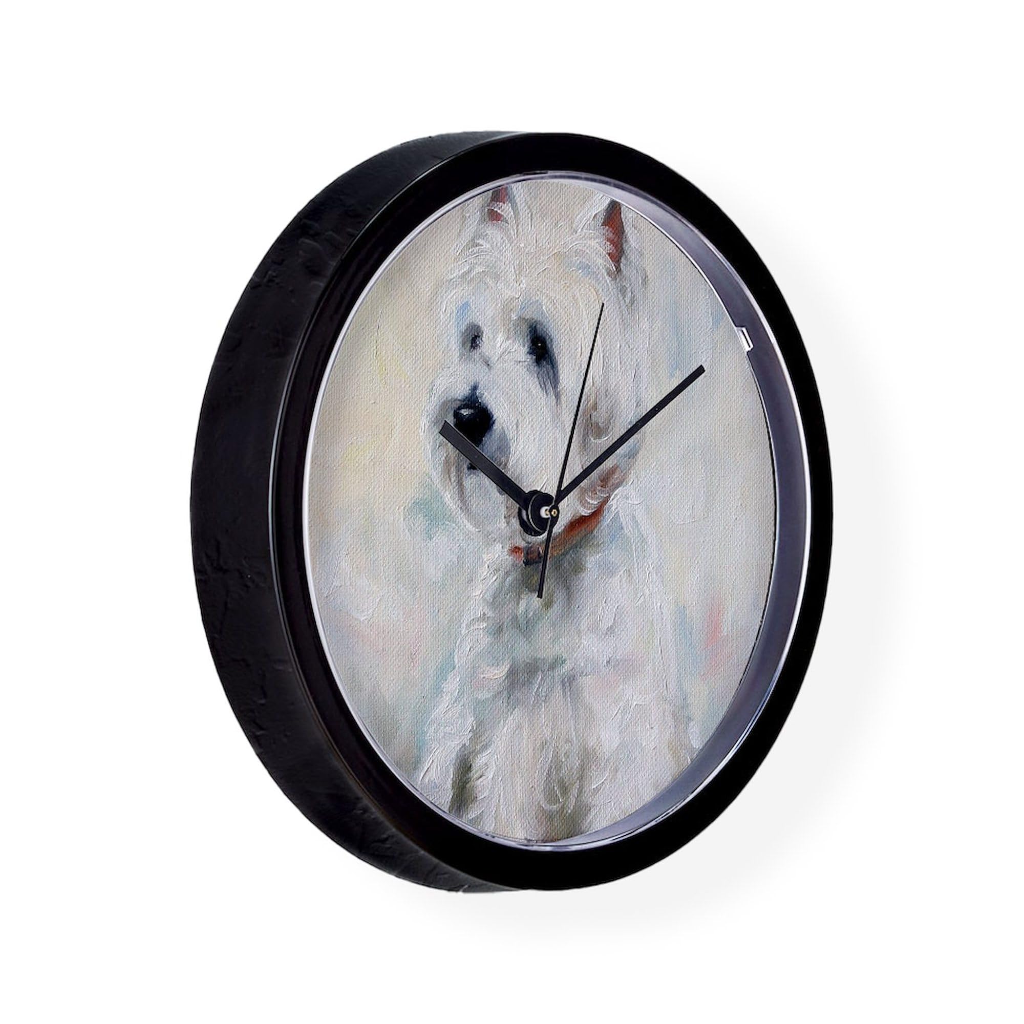 Watch Dog 10-Inch Wall Clock - Silent Non-Ticking Decorative Clock for Living Room, Kitchen, Office | Perfect Home & Office Decor Gift
