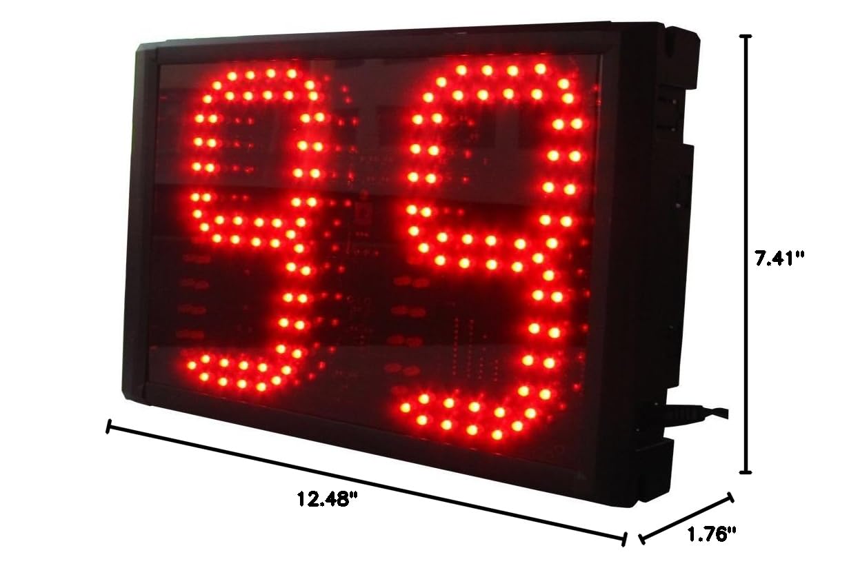 AZOOU 6-Inch Digital LED Timer with Countdown & Count Up Function - Perfect for Kitchen Cooking, Classroom, Sports, and Fitness Training