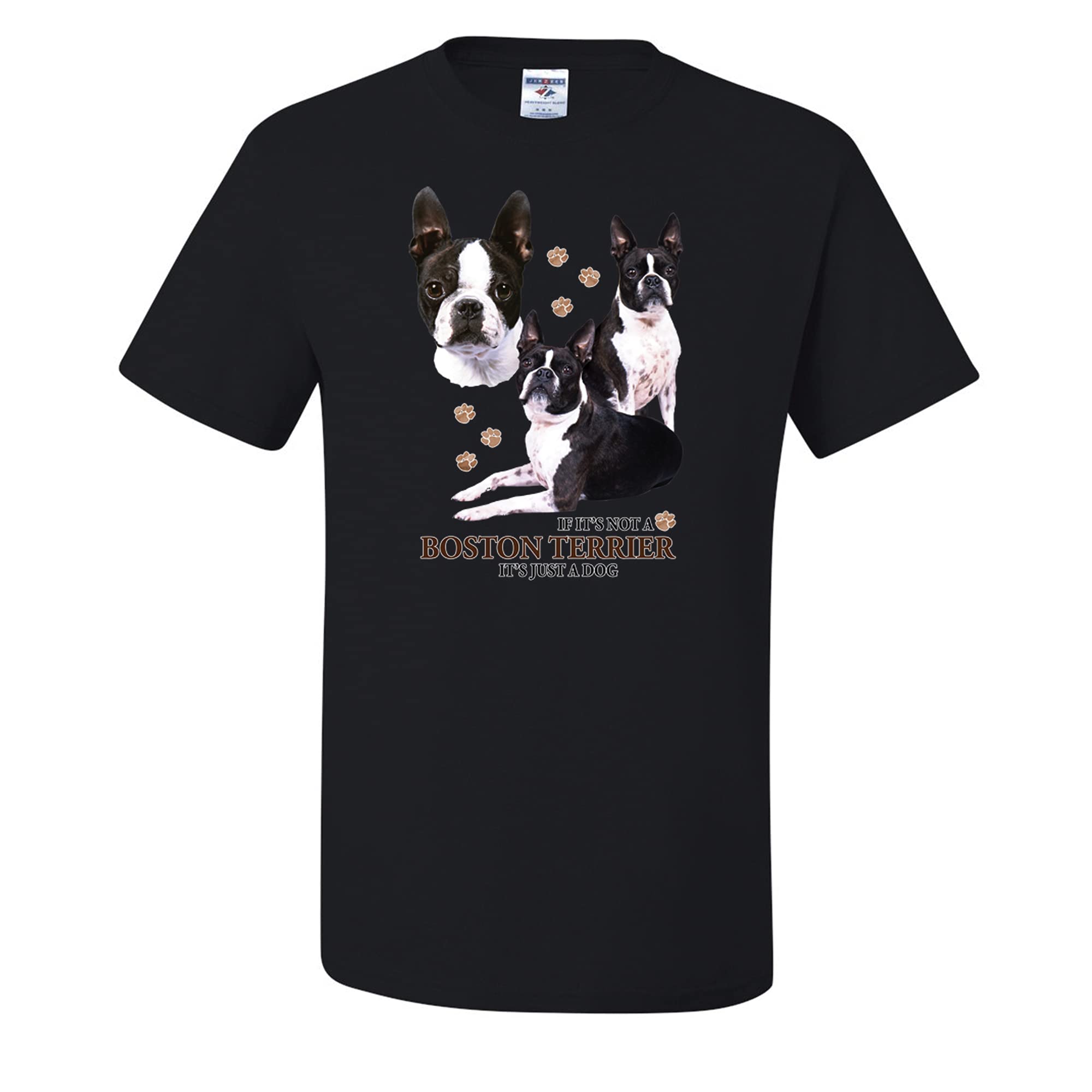 Boston Terrier Dog Lover Graphic T-Shirt for Men - Funny Dog Owner Gift Idea - Perfect for Casual Wear & Dog-Themed Events