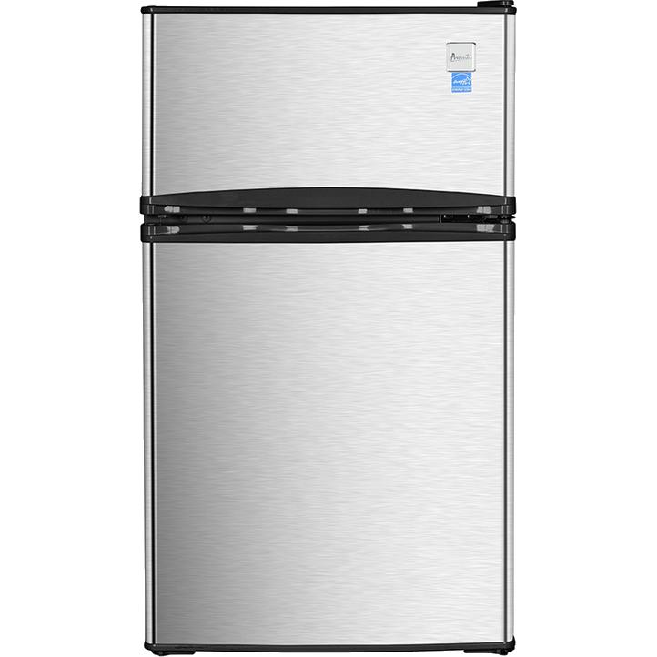 Avanti 3.1 Cubic Feet Compact Refrigerator - Energy Efficient Mini Fridge for Dorm, Office, Bedroom & Small Spaces - Freestanding RA31B3S Model with Adjustable Shelves