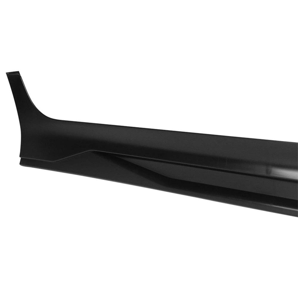 FREEMOTOR802 Side Skirts Compatible with 2017-2018 Hyundai Elantra (Excluding SE Sport) | SPW Style Unpainted Black PP Rocker Panels | Car Body Kit for Enhanced Style & Protection