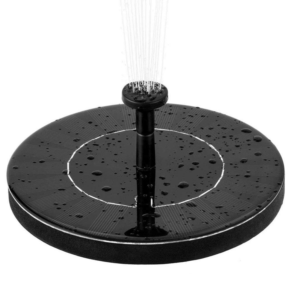 Solar Powered Floating Fountain Pump - 2W Solar Bird Bath Fountain with Free Standing Design for Gardens, Ponds & Outdoor Decor | Perfect for Attracting Birds & Enhancing Water Features