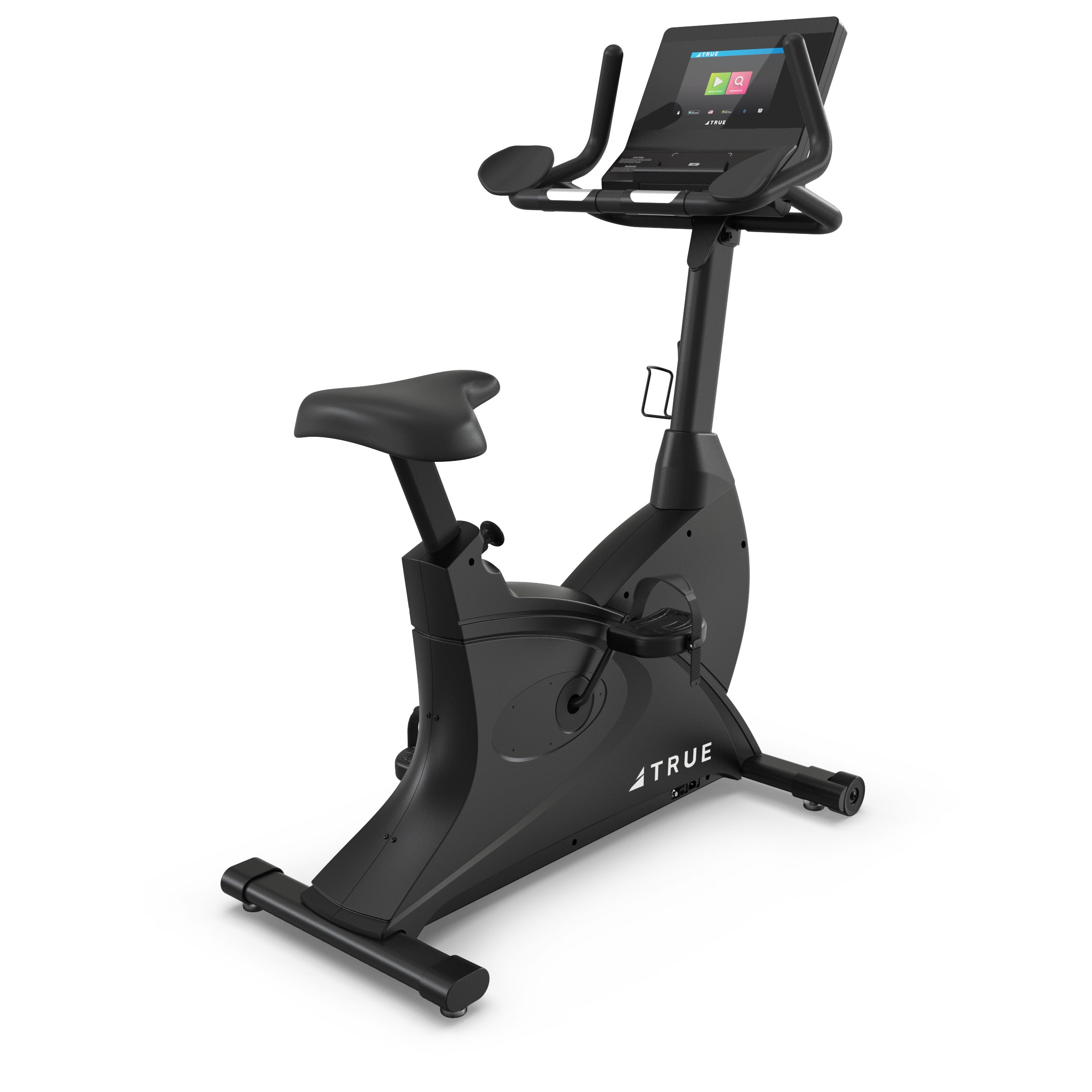 TRUE Fitness Launch Upright Exercise Bike for Home Gym - Cardio Workout Equipment for Indoor Cycling & Fitness Training