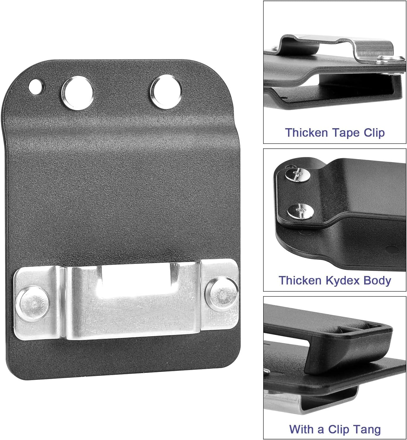 iGuerburn Tape Measure Holder - Tactical Belt Clip for Tape Measure, Low-Profile Tool Holster with Secure Clip - Perfect for Construction, Carpentry, DIY Projects & Work Pants Protection