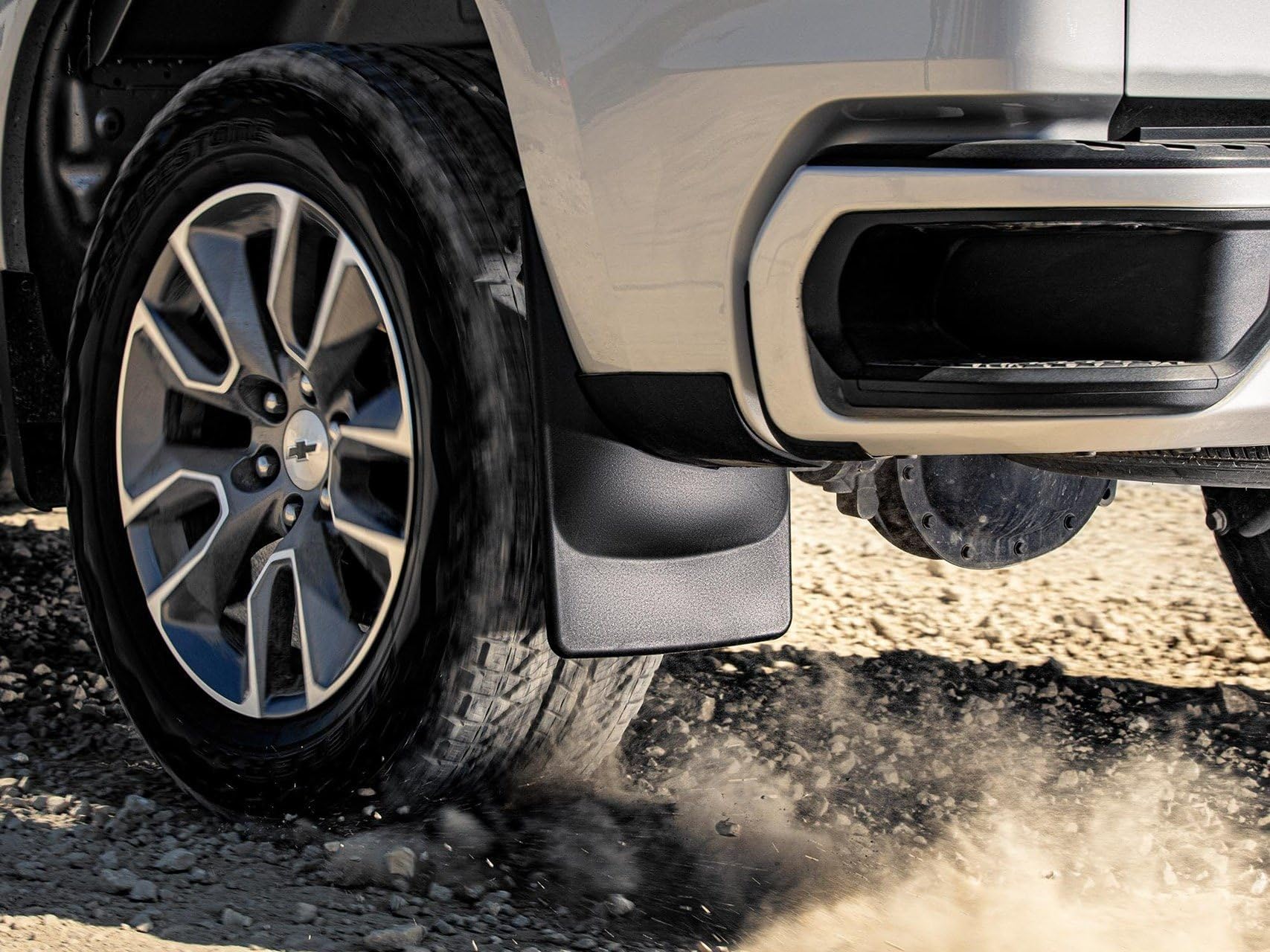 WeatherTech Custom No Drill Splash Guard Mud Flaps for Jeep Wrangler 2-Door & 4-Door - Front & Rear Set (110097-120099) | Black | All-Weather Protection for Off-Road & Daily Driving