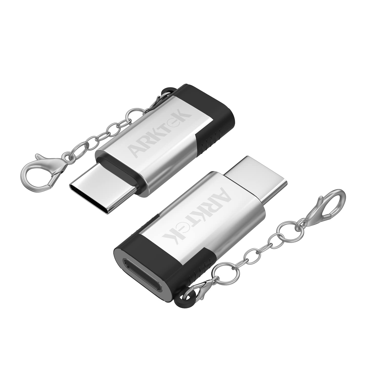 ARKTEK 60W USB C to Lightning Adapter - Fast Charging Female to Male Converter for iPhone 16/15 Series, Airpods Pro 4/2, Galaxy S24, Pixel 9 & More USB-C Devices | Perfect for Travel, Home & Office Charging