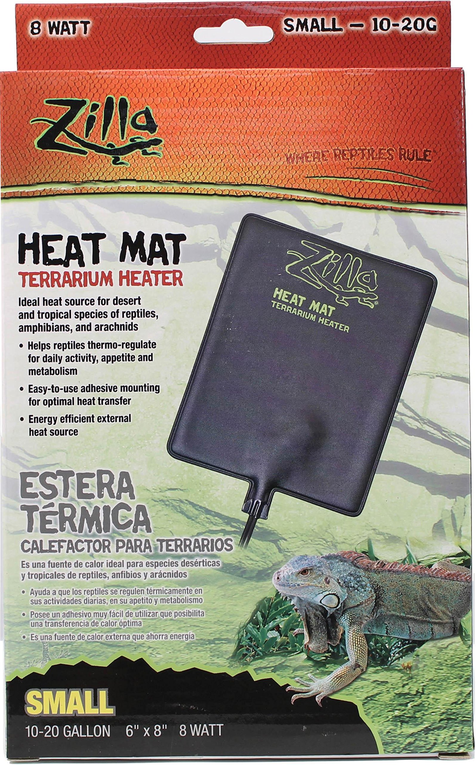 Small Terrarium Heat Mat - Reptile Heating Pad for Tanks & Vivariums - Perfect for Geckos, Snakes & Amphibians