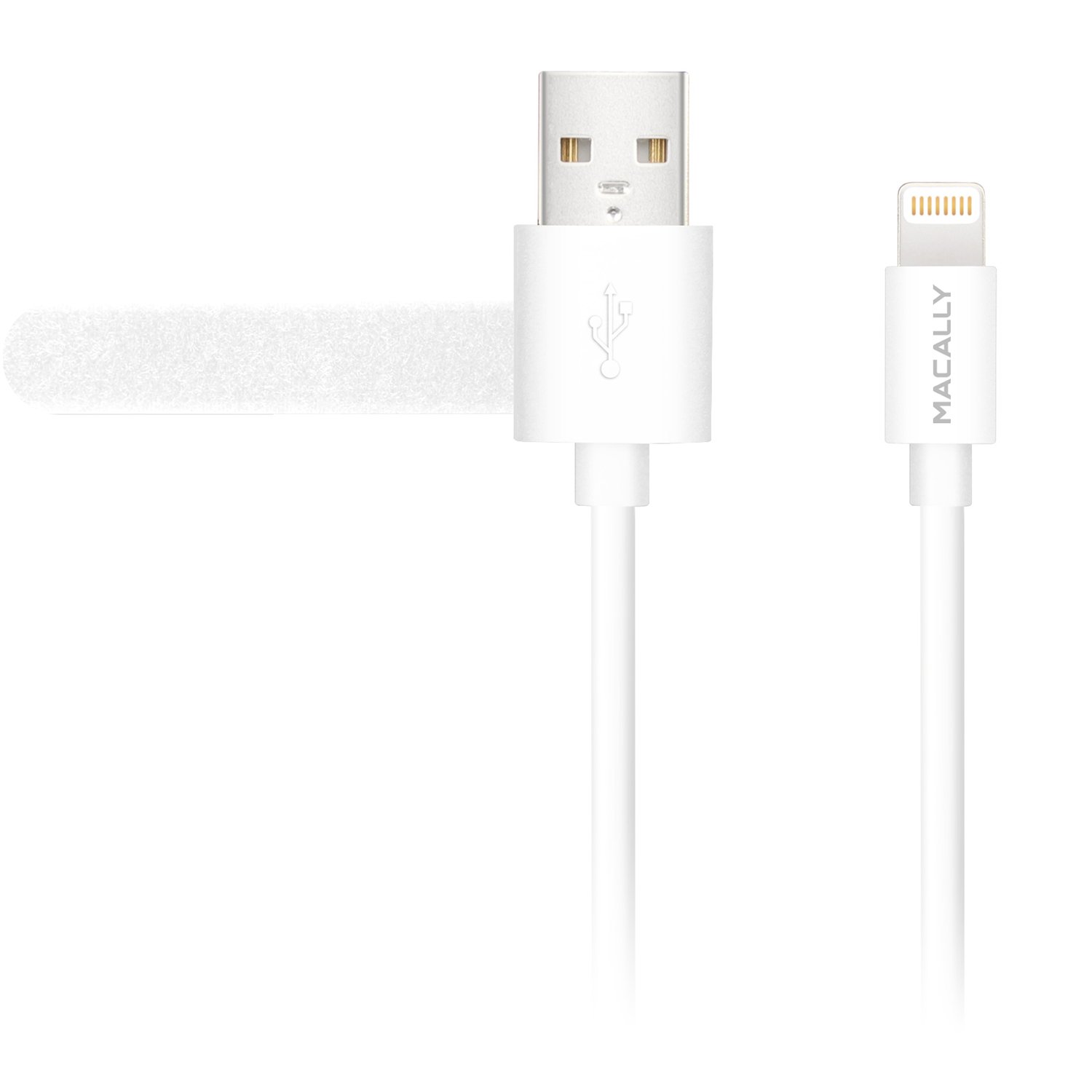 Apple MFi Certified Lightning to USB Cable - 6ft Tangle-Free Charging Cord for iPhone/iPad - Durable Fast Charging & Data Sync - Perfect for Home, Office, Car & Travel (White)