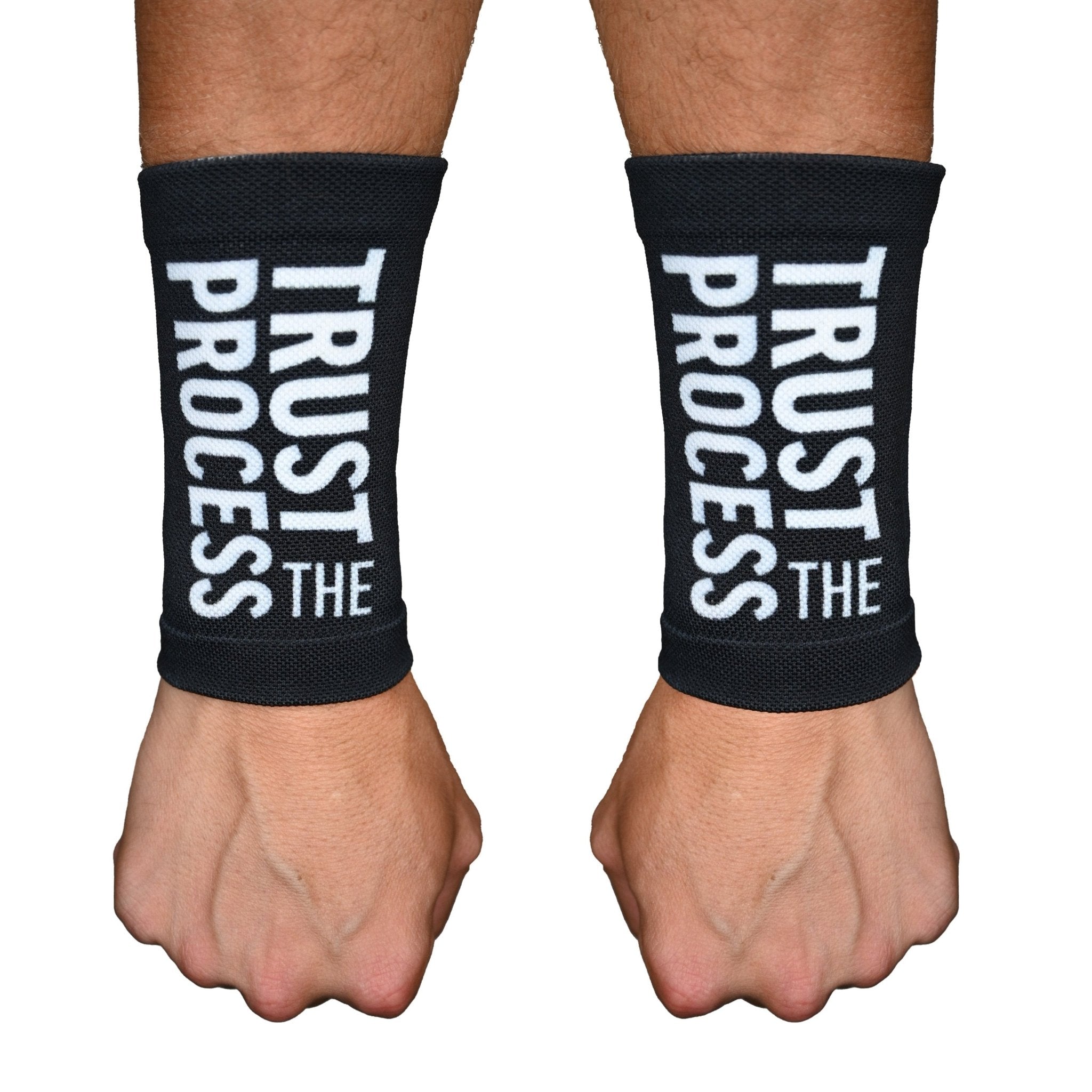 Trust The Process Wrist Support Sleeves - Breathable Compression Brace for Carpal Tunnel, Arthritis & Gym Workouts - Ideal for Typing, Weightlifting & Pain Relief
