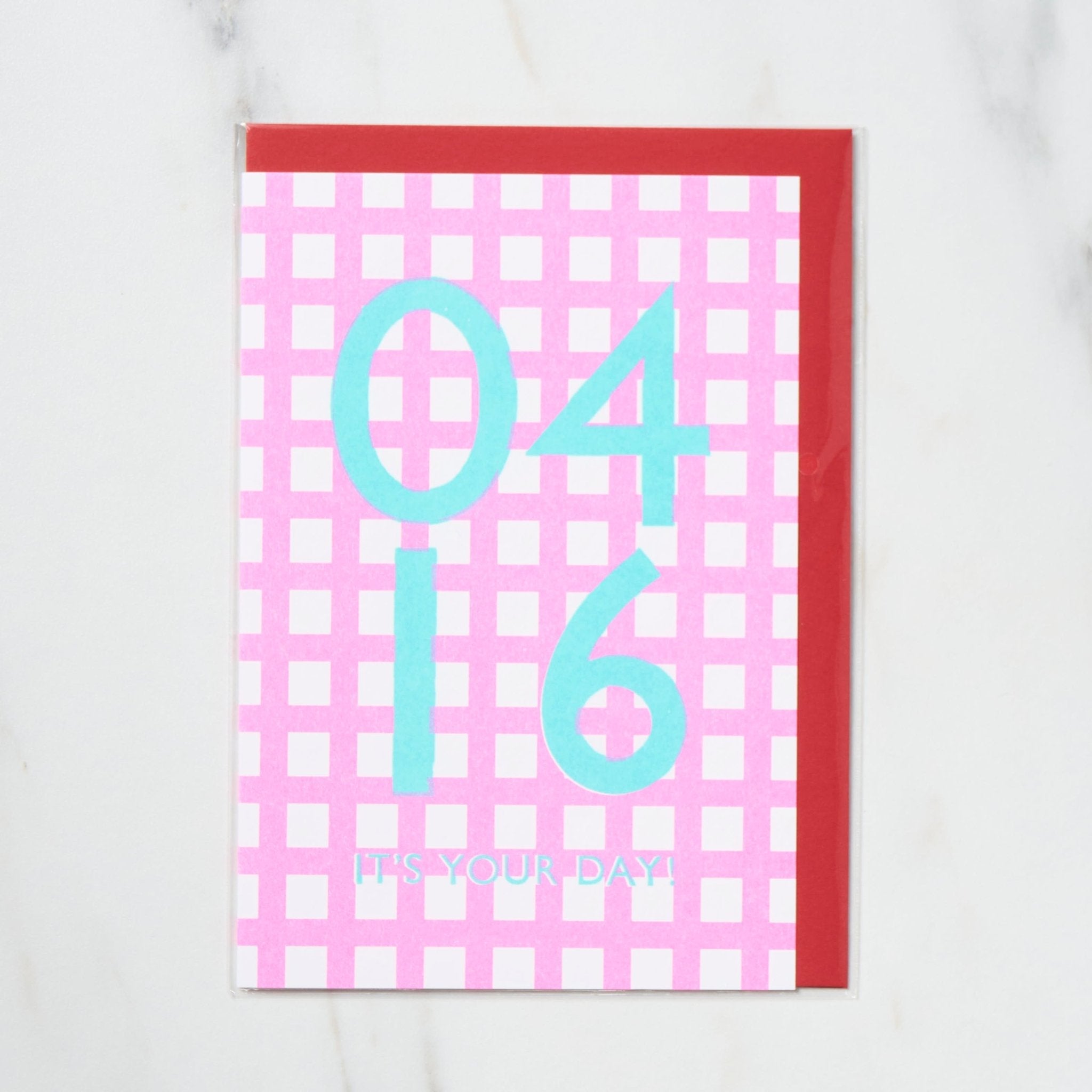 365 Find Your Day Card - April Edition | Premium Letterpress Greeting Card for Birthdays, Anniversaries & Special Occasions