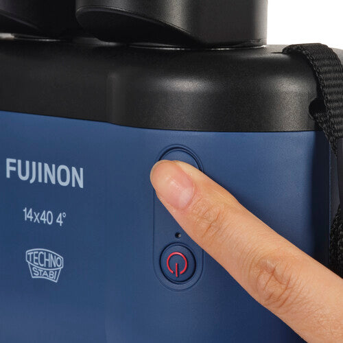 Fujinon 14x40 TSX1440 Techno Stabi Image Stabilized Binoculars - Navy Blue - Waterproof & Fogproof - Perfect for Bird Watching, Hunting, and Outdoor Adventures