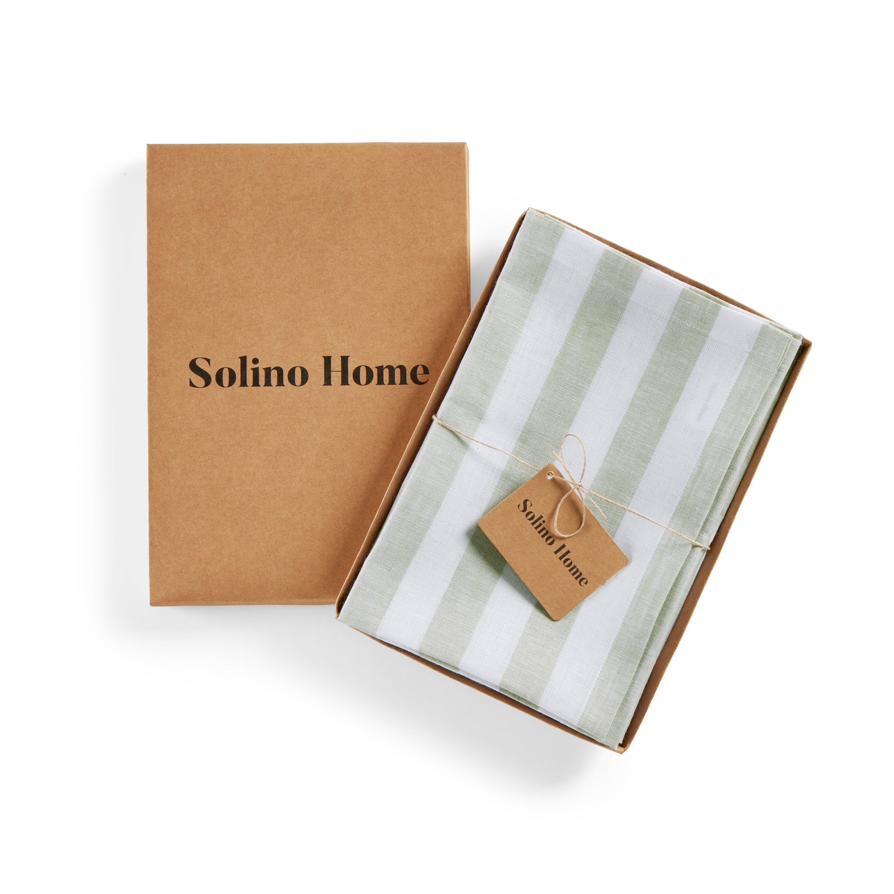 Sorrento Stripe Napkins - Premium Cotton Dinner Napkins for Formal Dining, Parties & Weddings - Set of 12