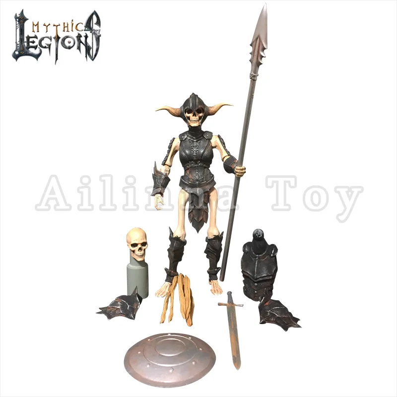 Mythic Legions 1/12 Scale 6-Inch Skeleton Soldier Action Figure - Advent of Decay Series by Four Horsemen Studios | Collectible Fantasy Warrior for Display & Role-Playing Battles
