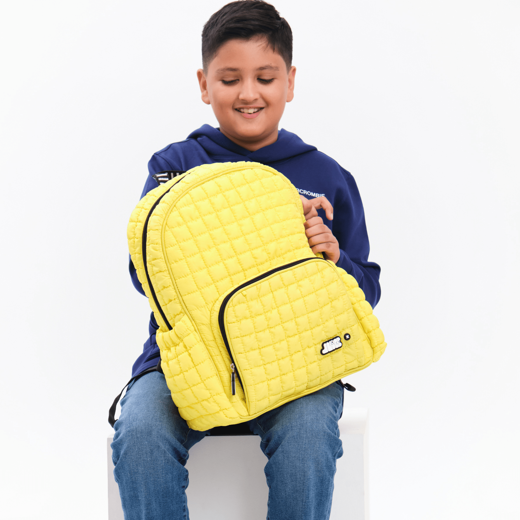 Boba Large Backpack for Women & Men - SuperNova Yellow Waterproof Travel Backpack - Perfect for School, Work, Hiking & Outdoor Adventures